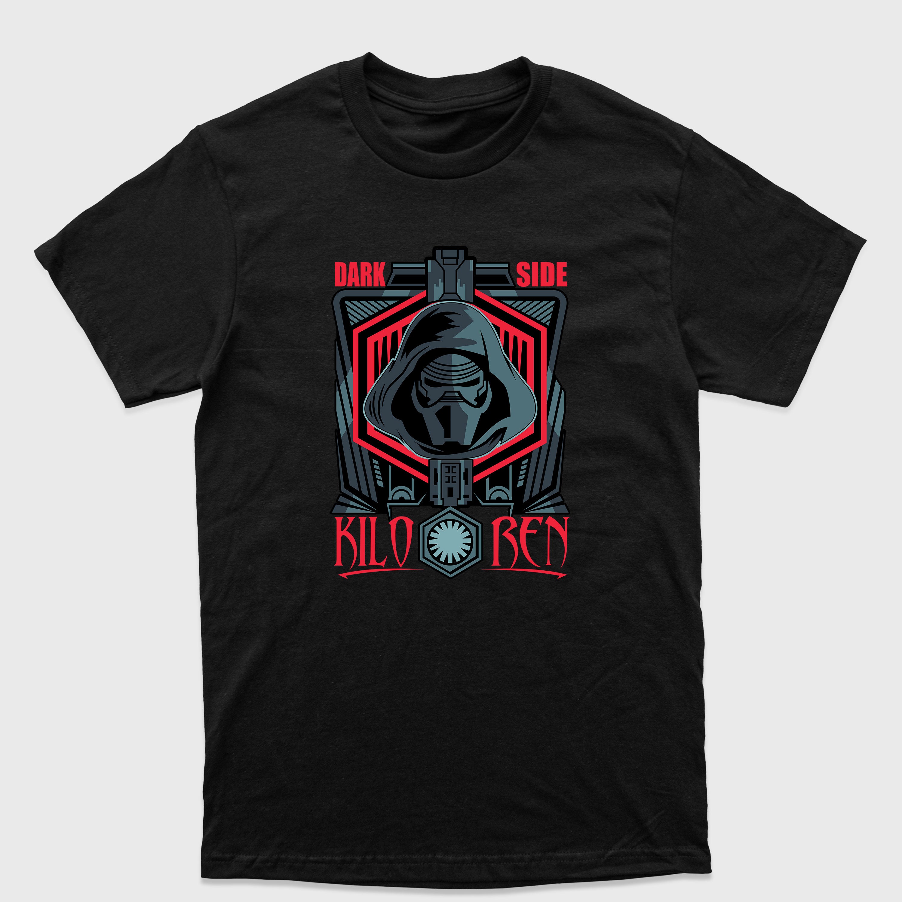 Camiseta Básica Kylo Ren Dark Side Star Wars