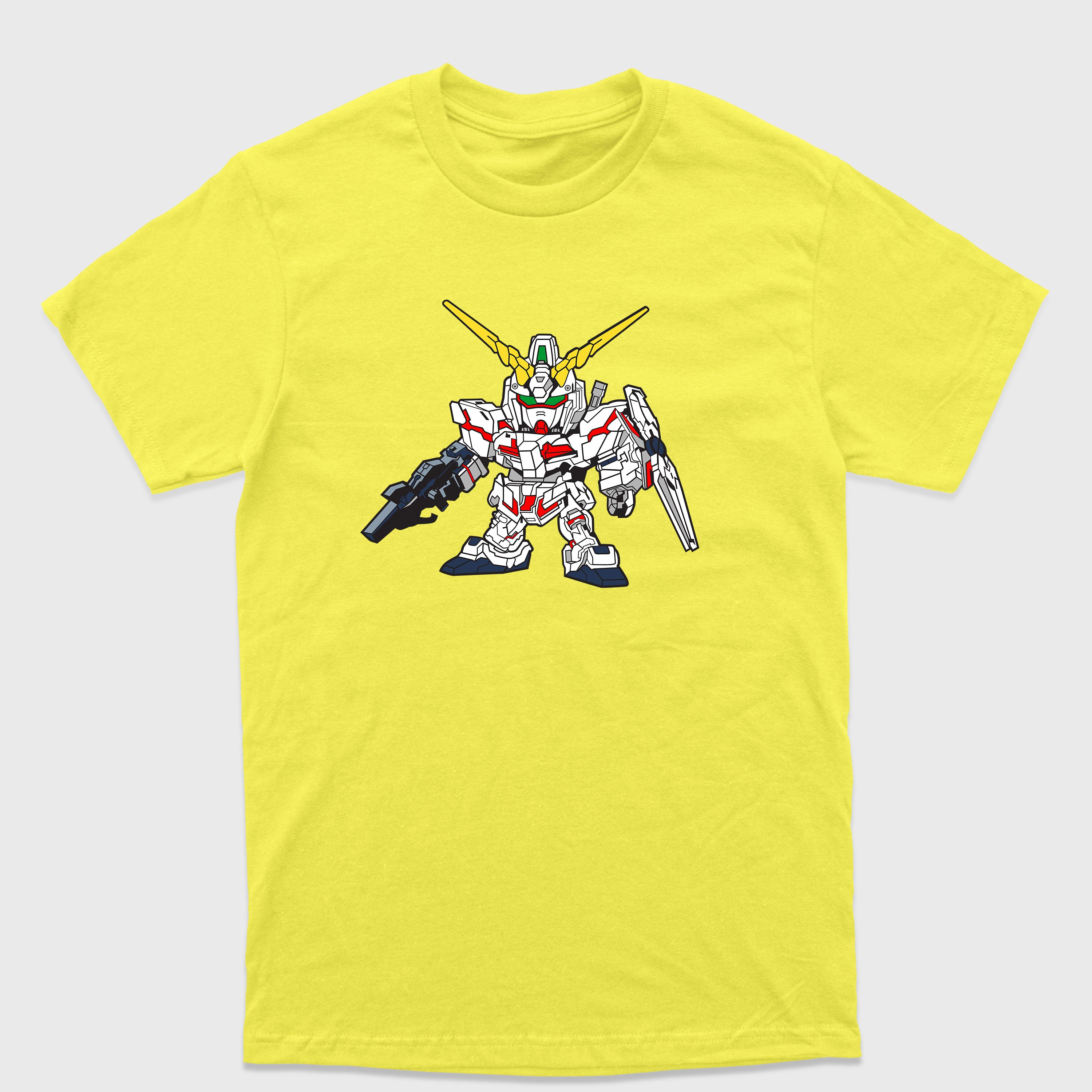 Camiseta Básica Gundam Mecha Chibi