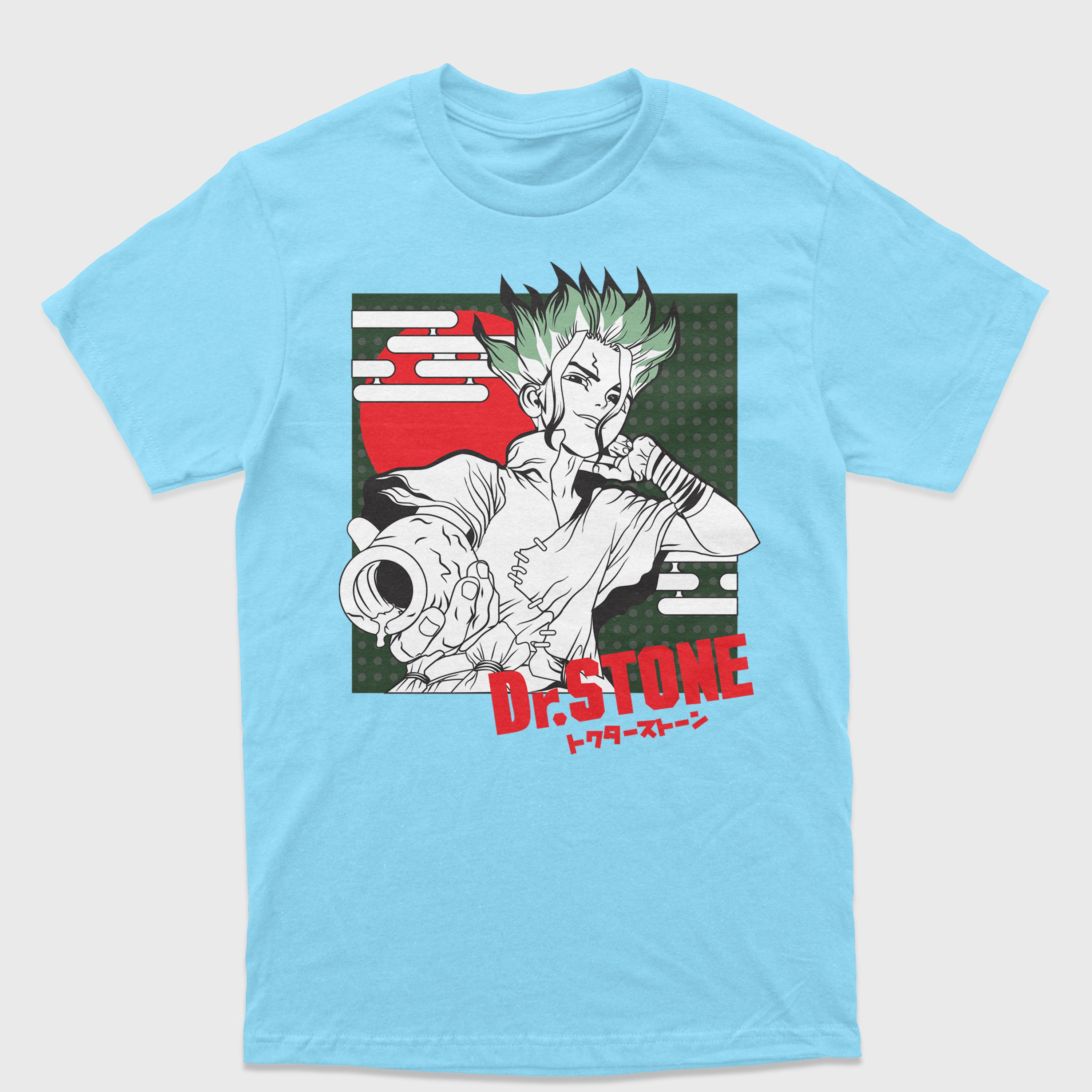 Camiseta Dr Stone Senku