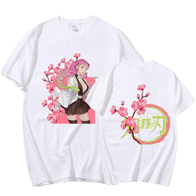 Camiseta Básica Mitsuri Cute Demon Slayer