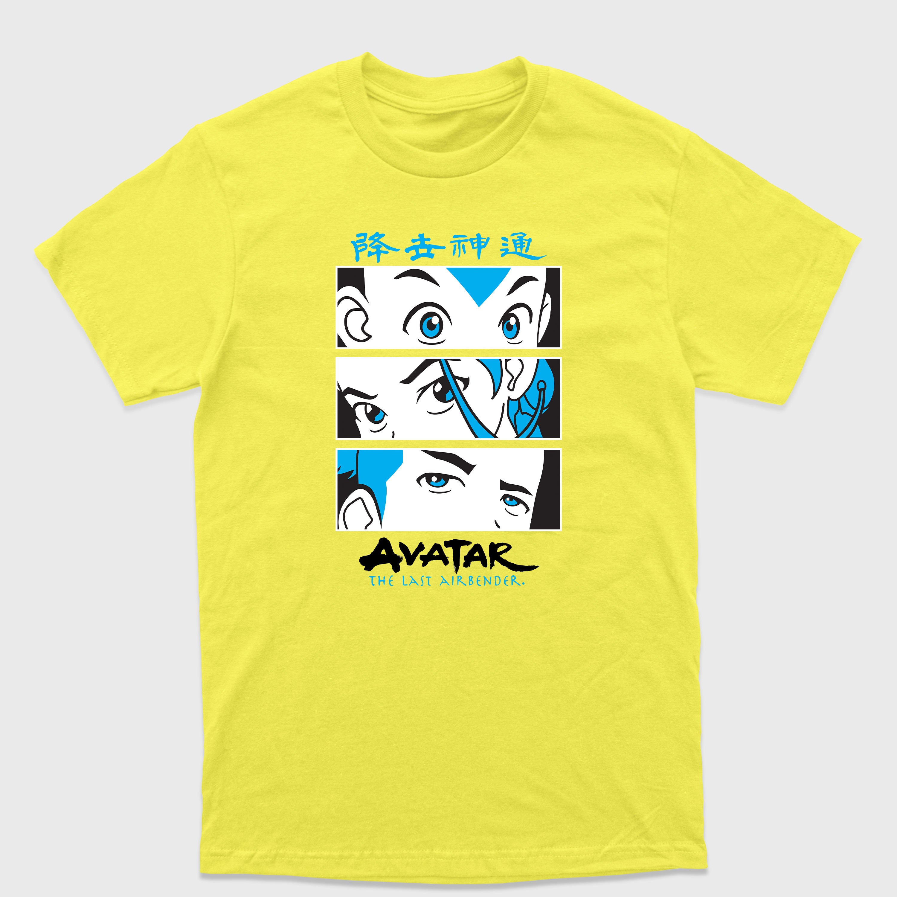 Camiseta Básica Katara Aang e Sokka Eyes