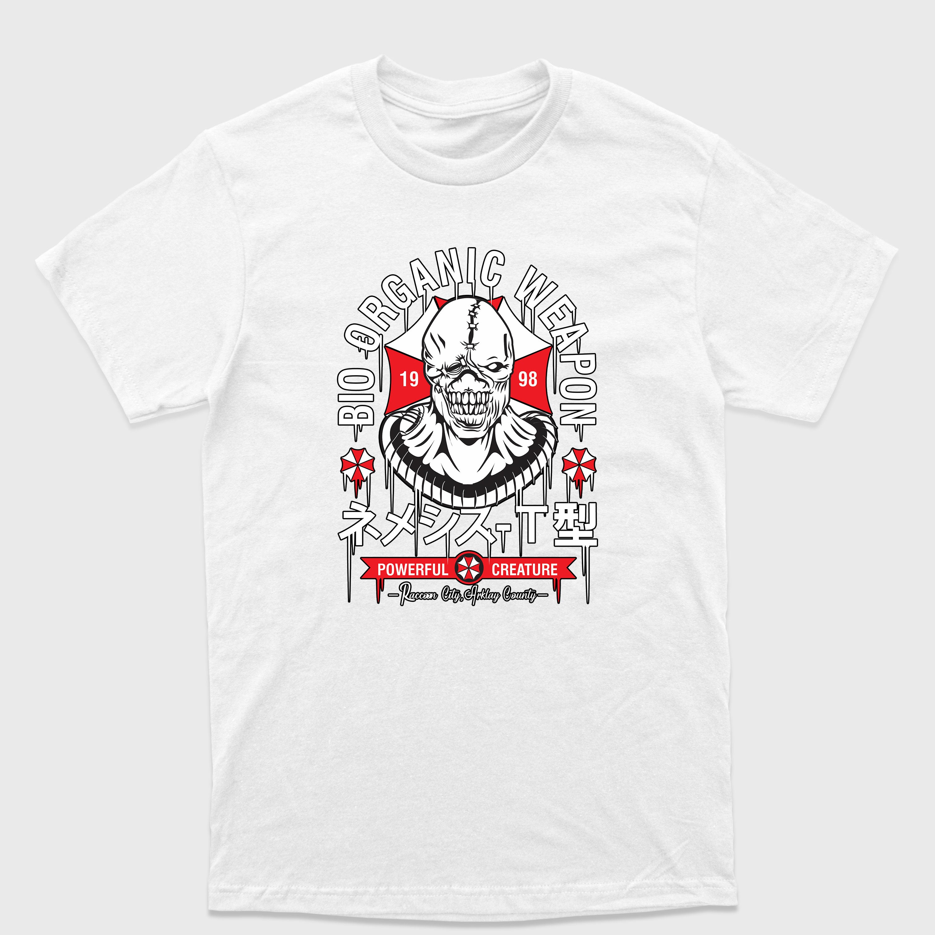 Camiseta Básica Bio Organic Weapon Resident Evil