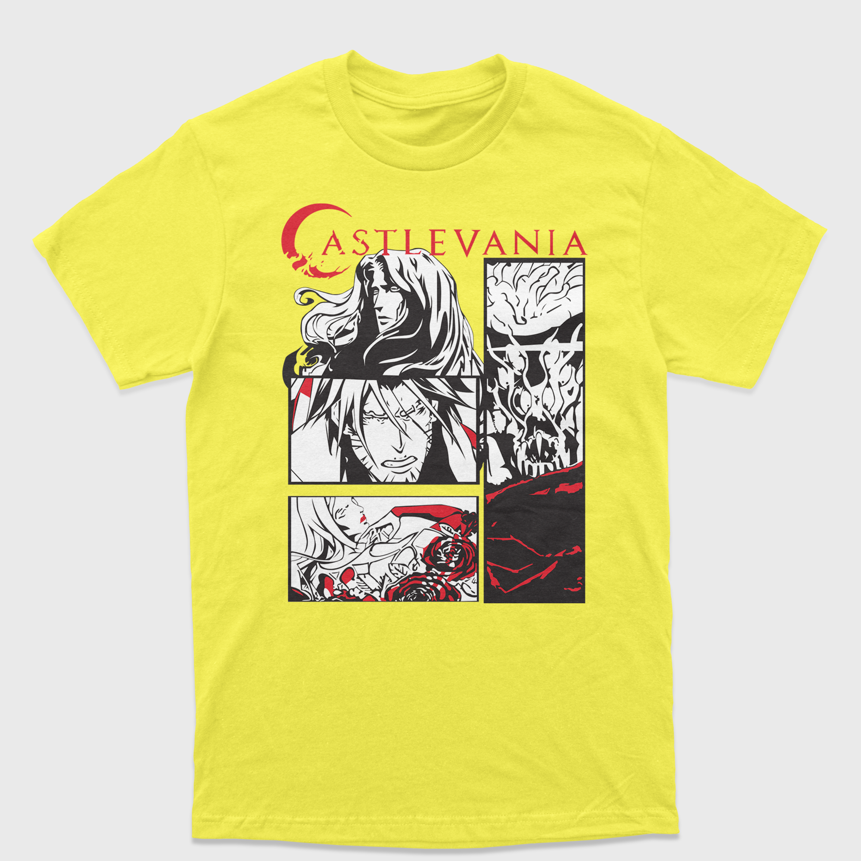 Camiseta Anime Castlevania Personagens