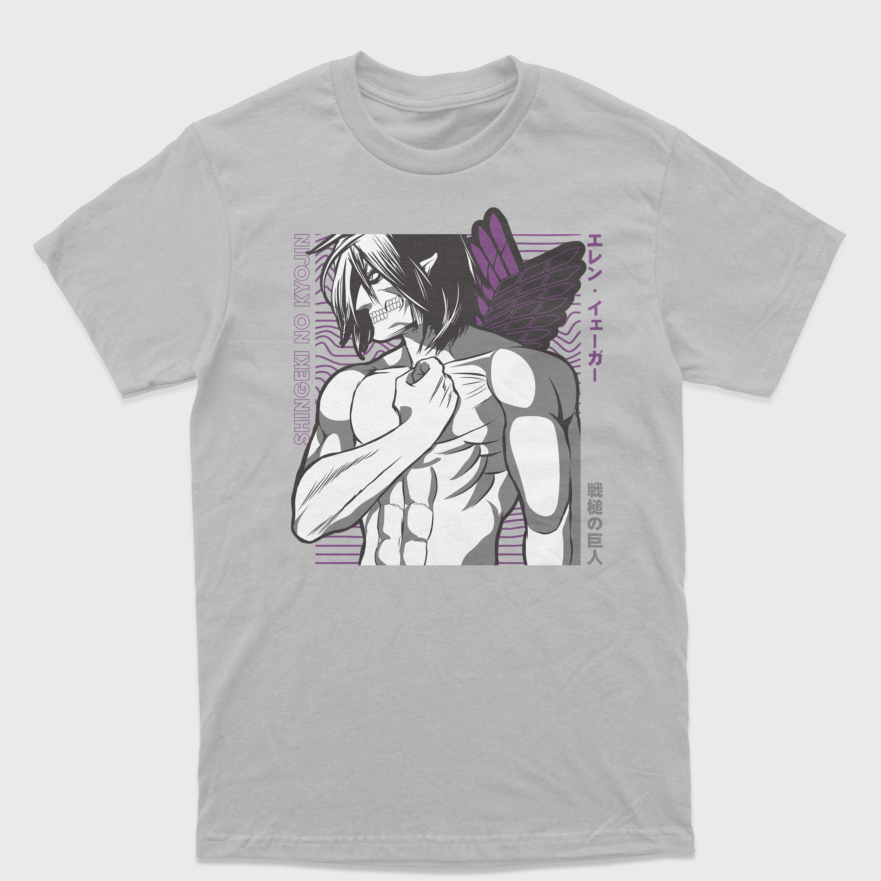 Camiseta Shingeki No Kyojin Eren Attack On Titan