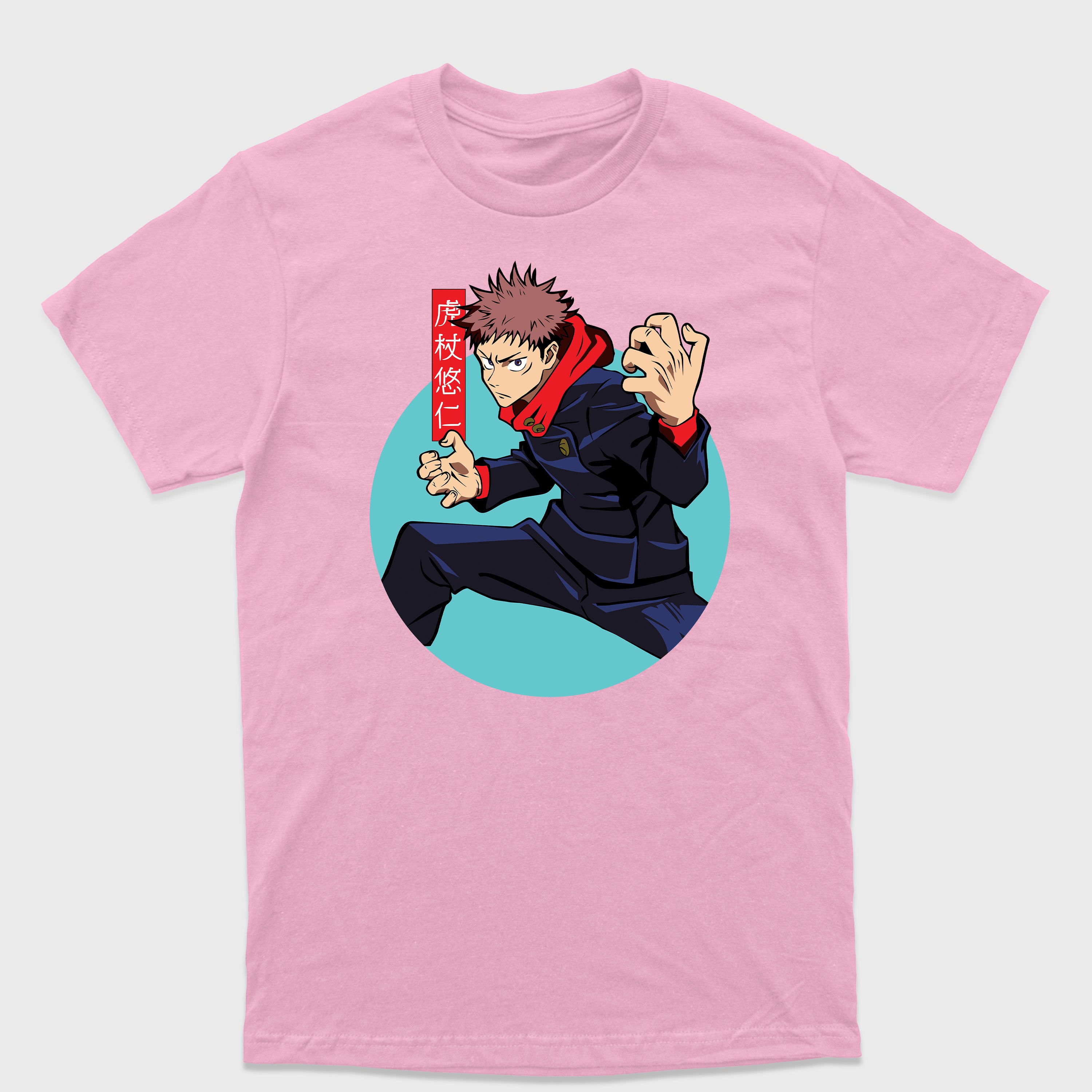 Camiseta Básica Itadori Yuji Jujutsu Kaisen