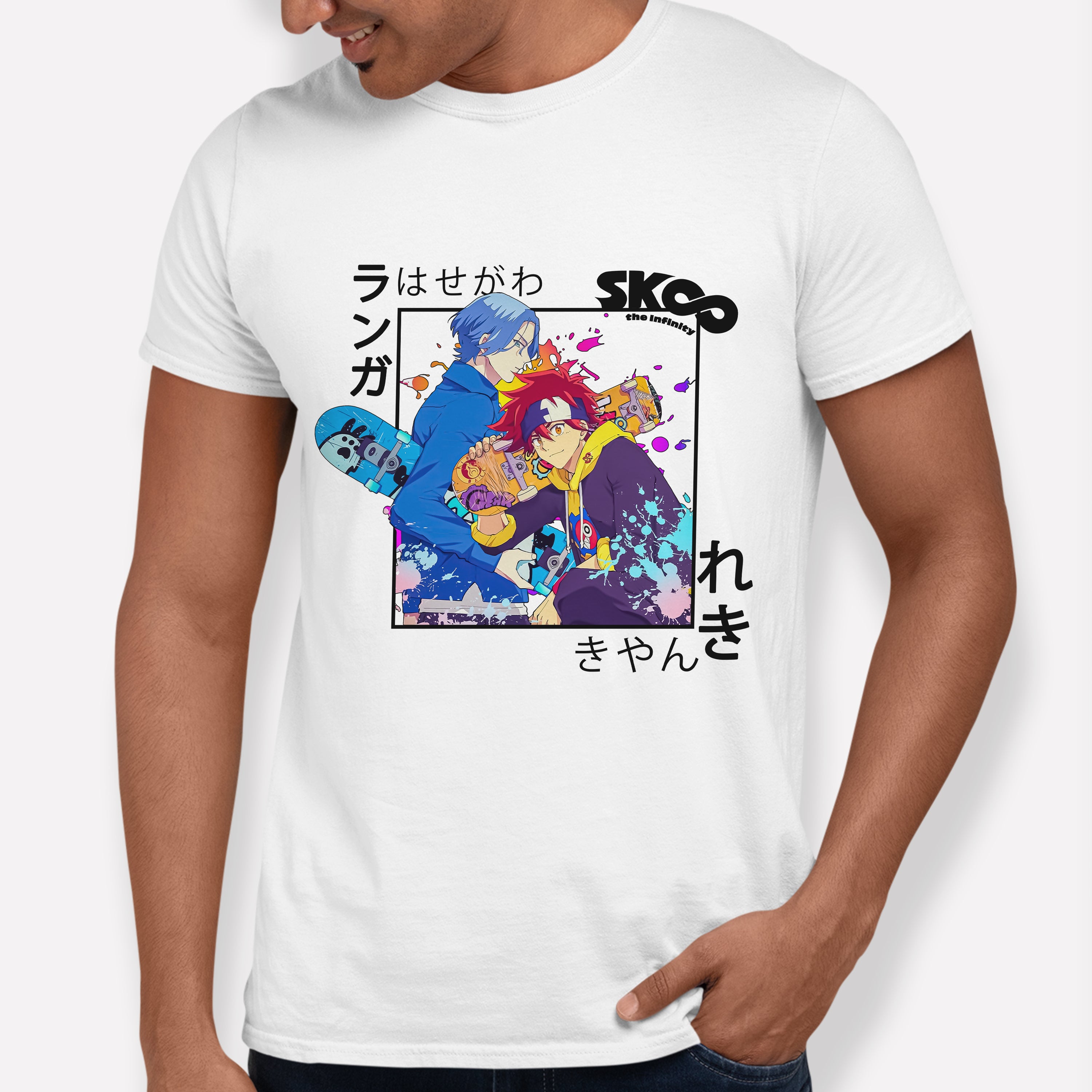 Camiseta Básica SK8 The Infinity Amigos Reki Langa