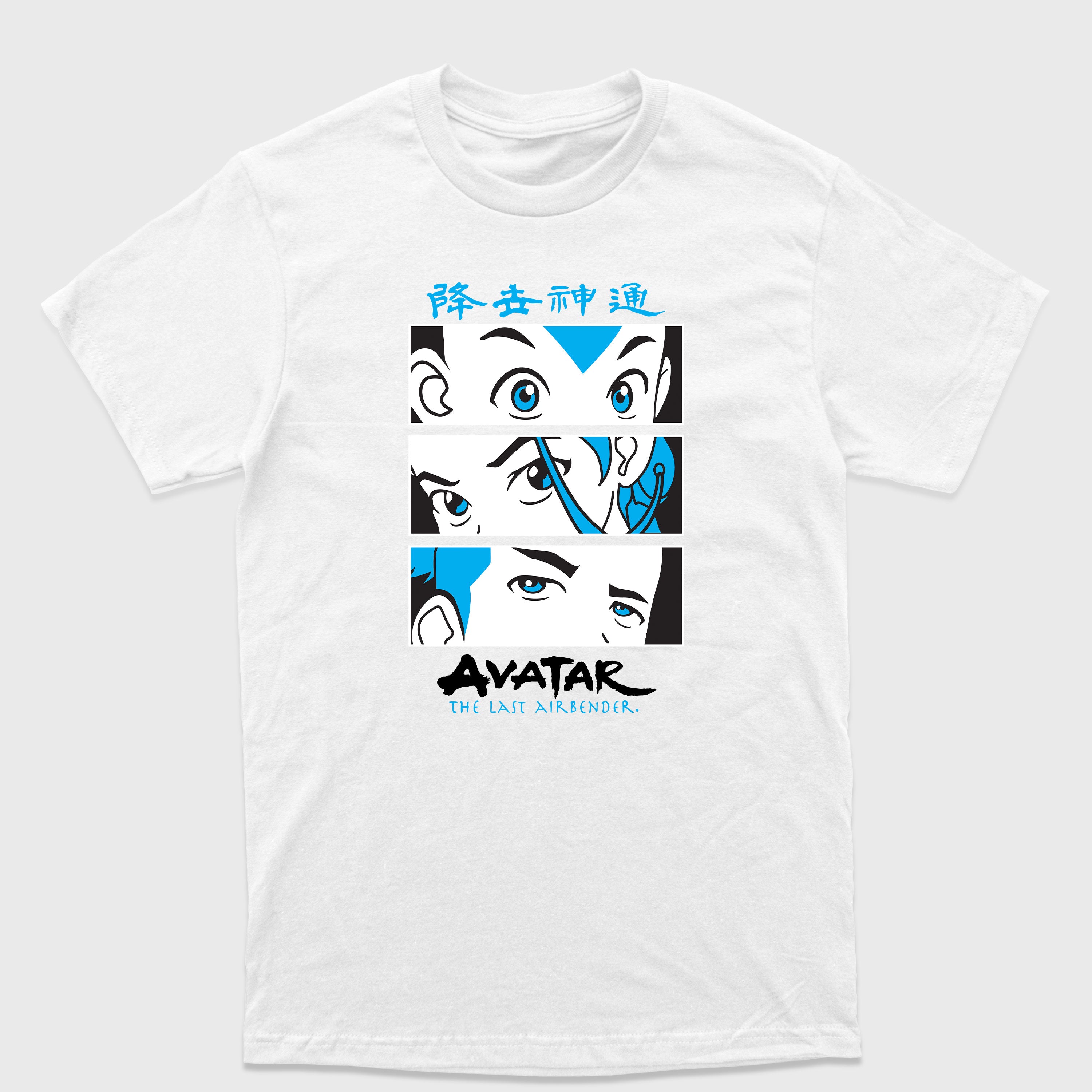 Camiseta Básica Katara Aang e Sokka Eyes