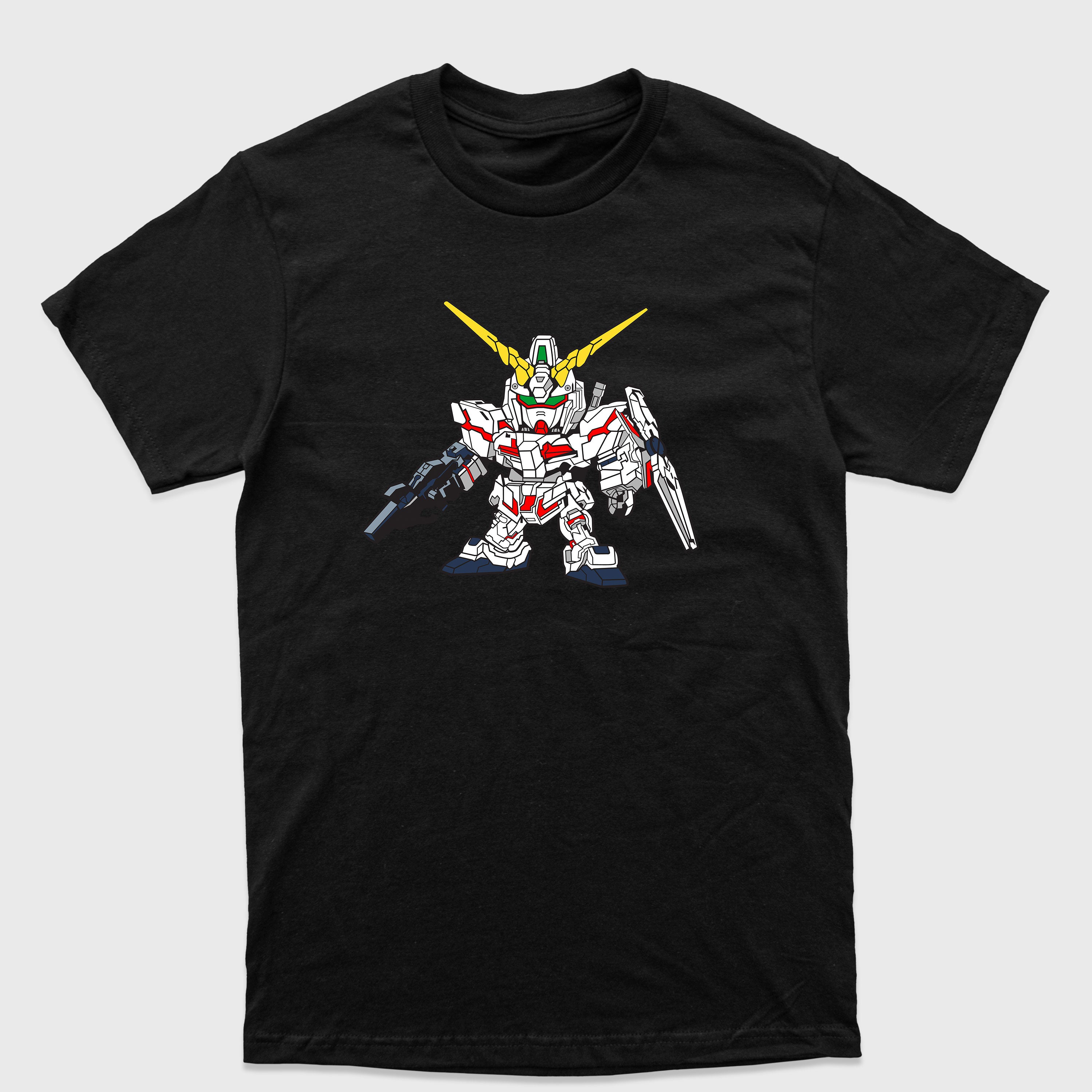 Camiseta Básica Gundam Mecha Chibi