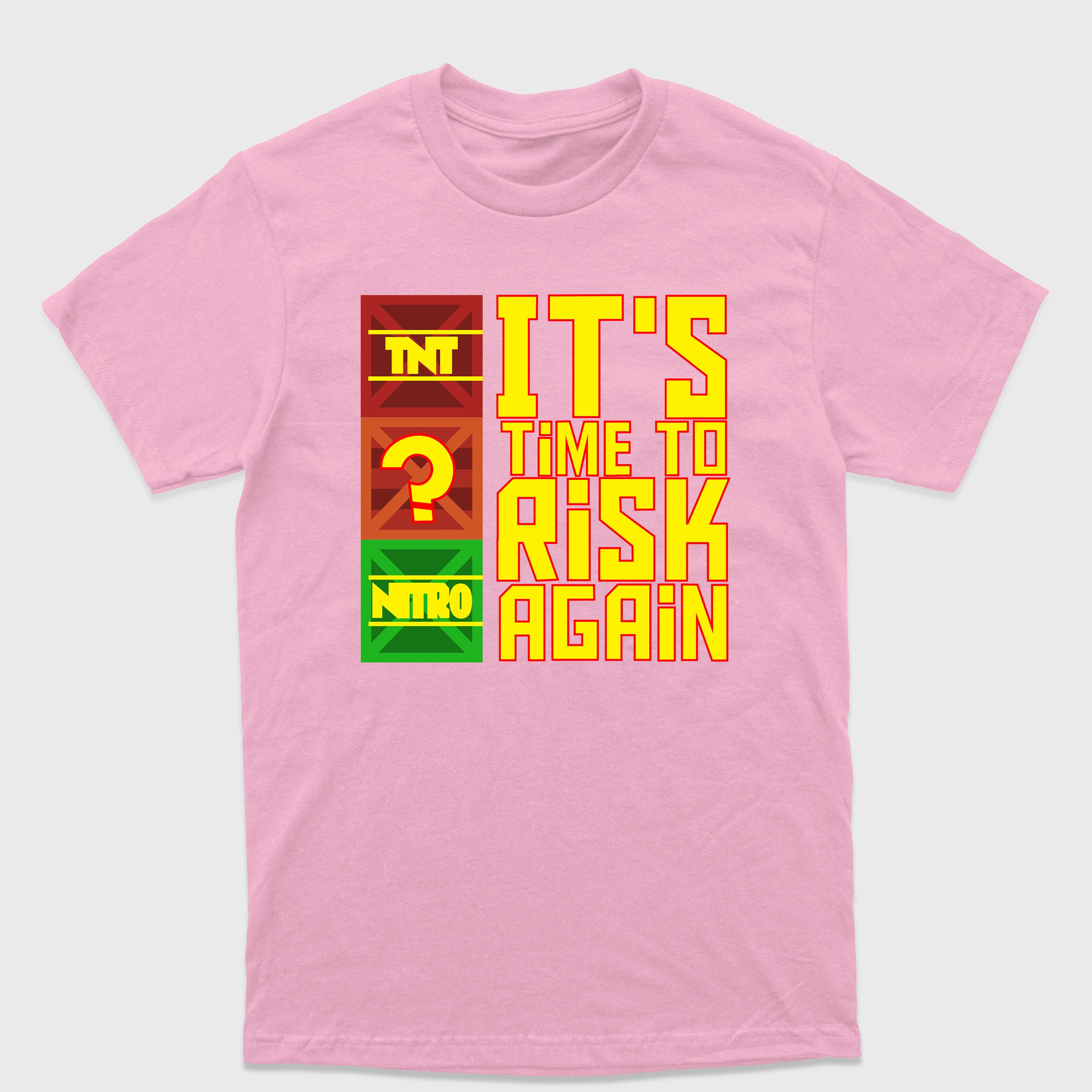 Camiseta Básica It's Time to Risk Again Crash