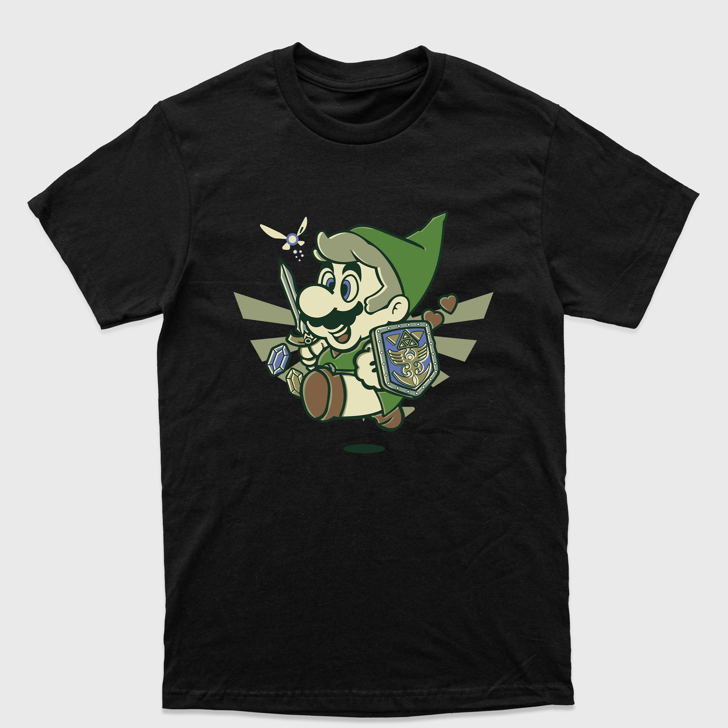 Camiseta Básica Mario Cosplay Link Zelda