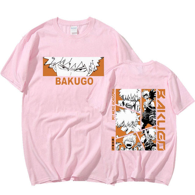 Camiseta Básica Katsuki Bakugo MHA