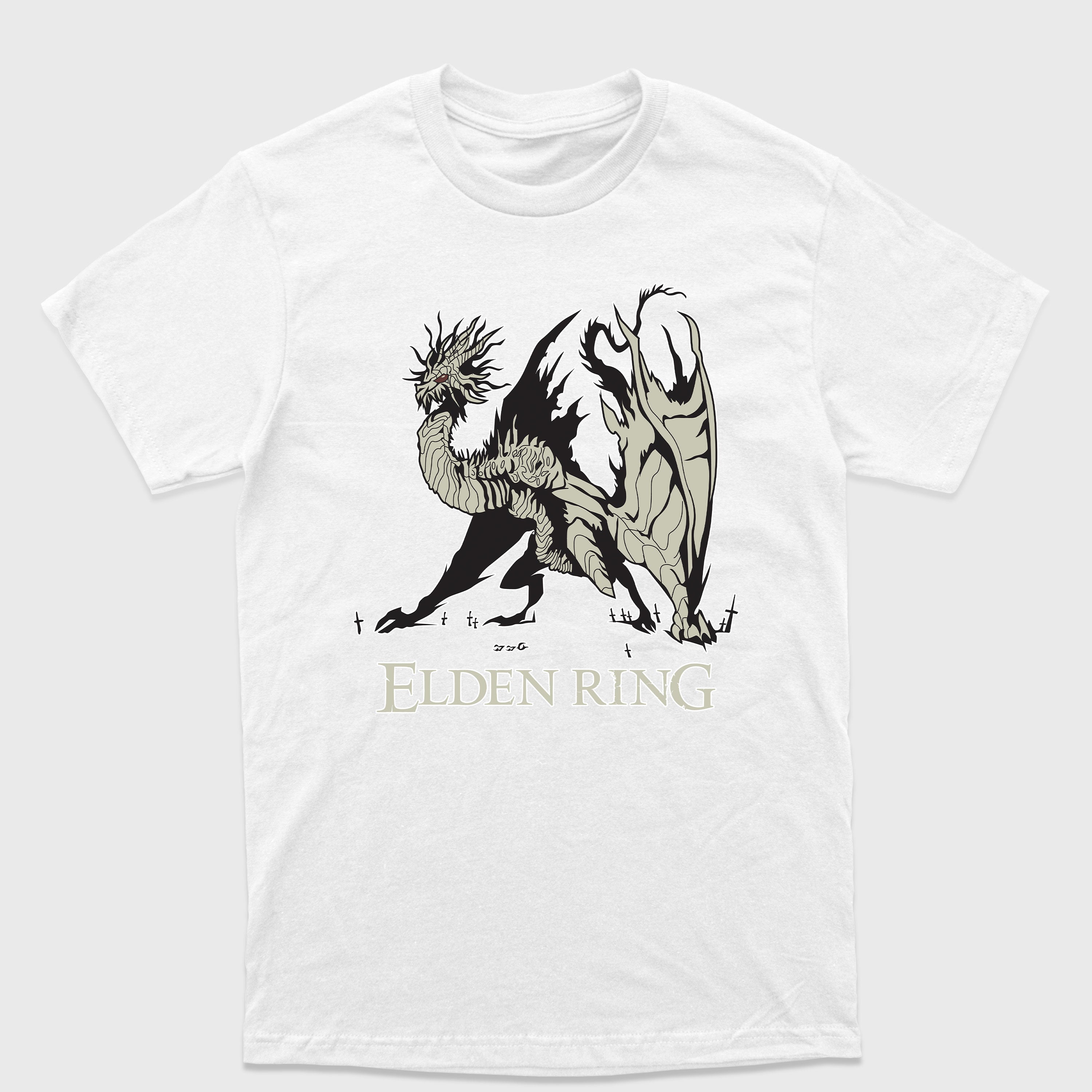 Camiseta Básica Greyll Dragon Elden Ring