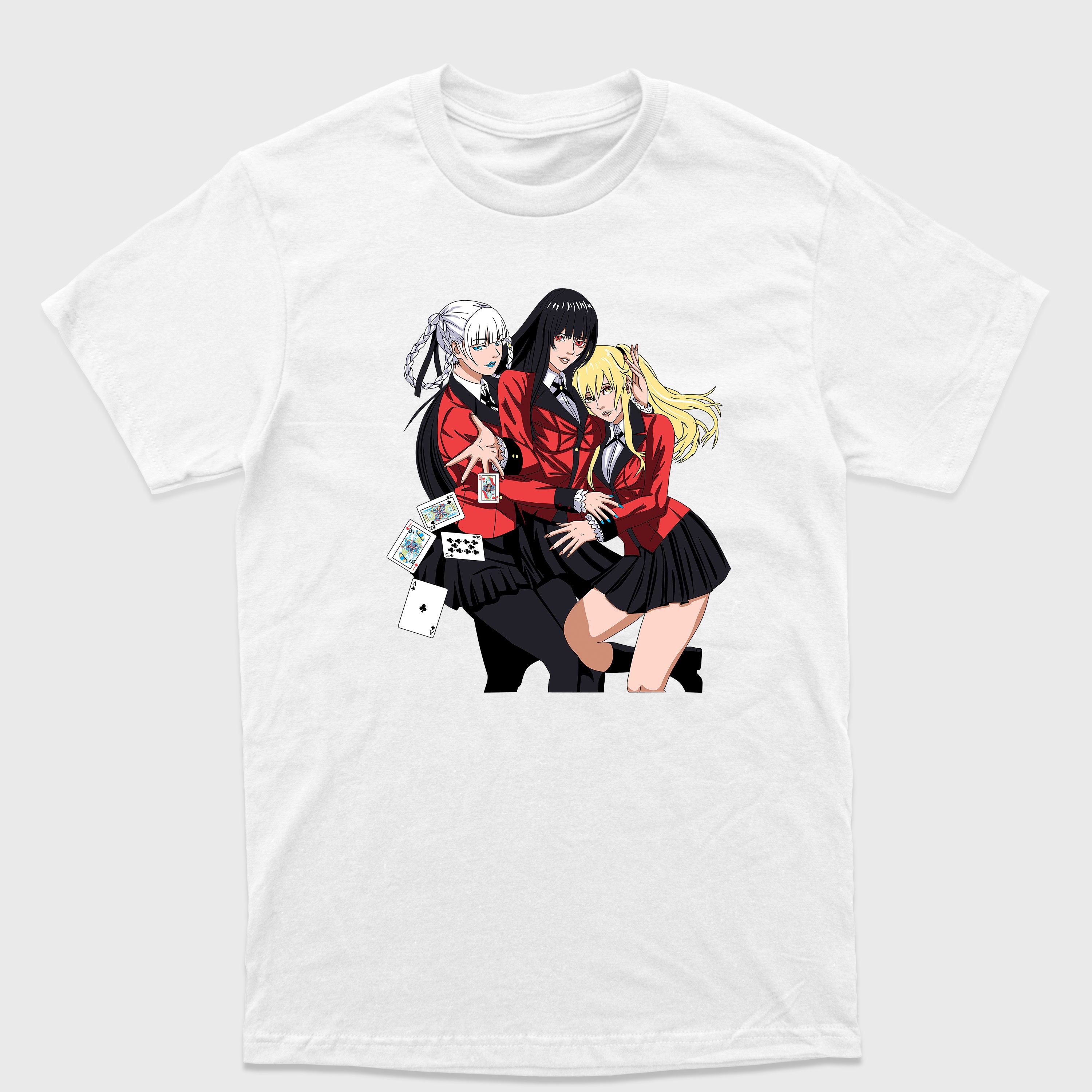 Camiseta Básica Yumeko Mary e Kirari Kakegurui