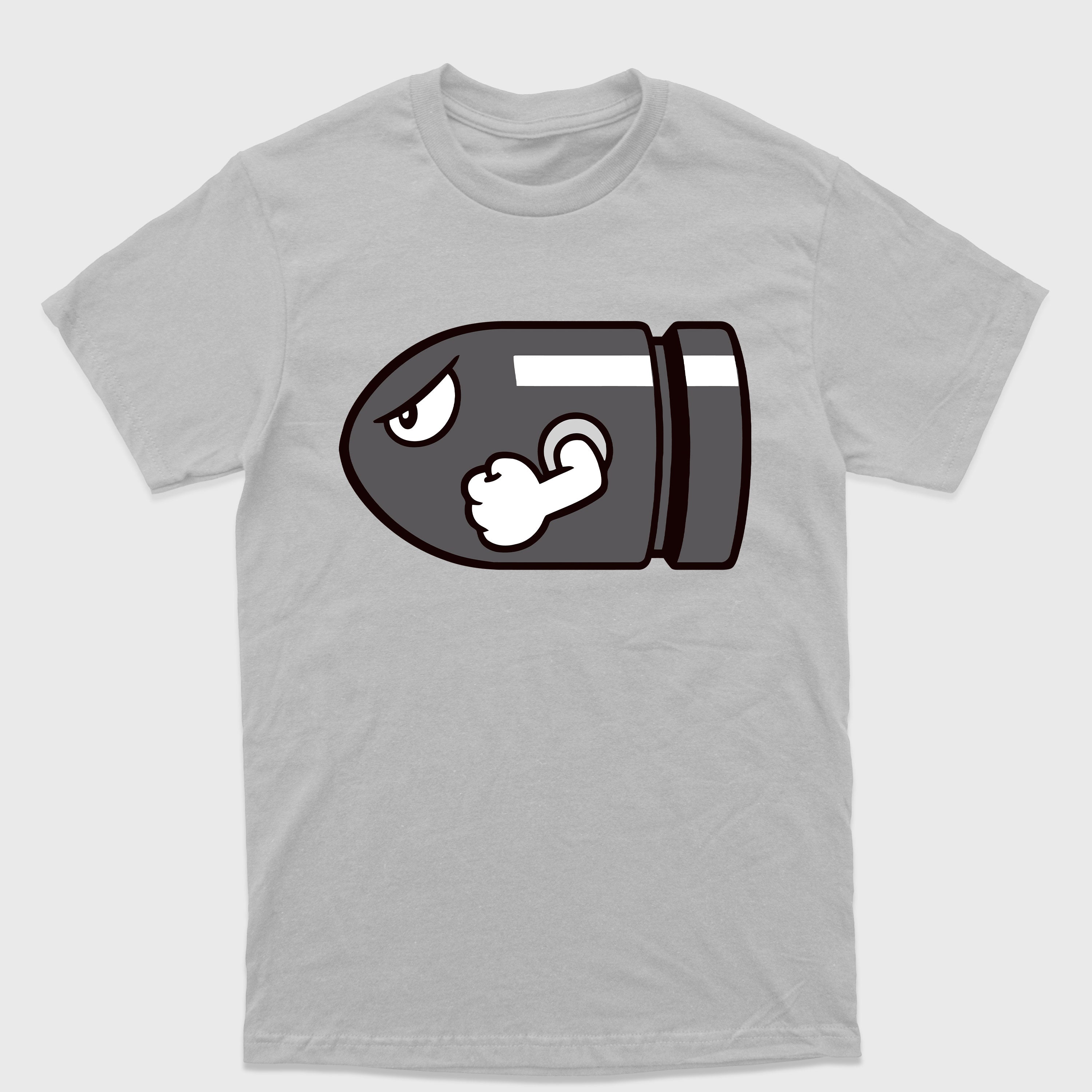 Camiseta Básica Bala Canhão Mario Kart