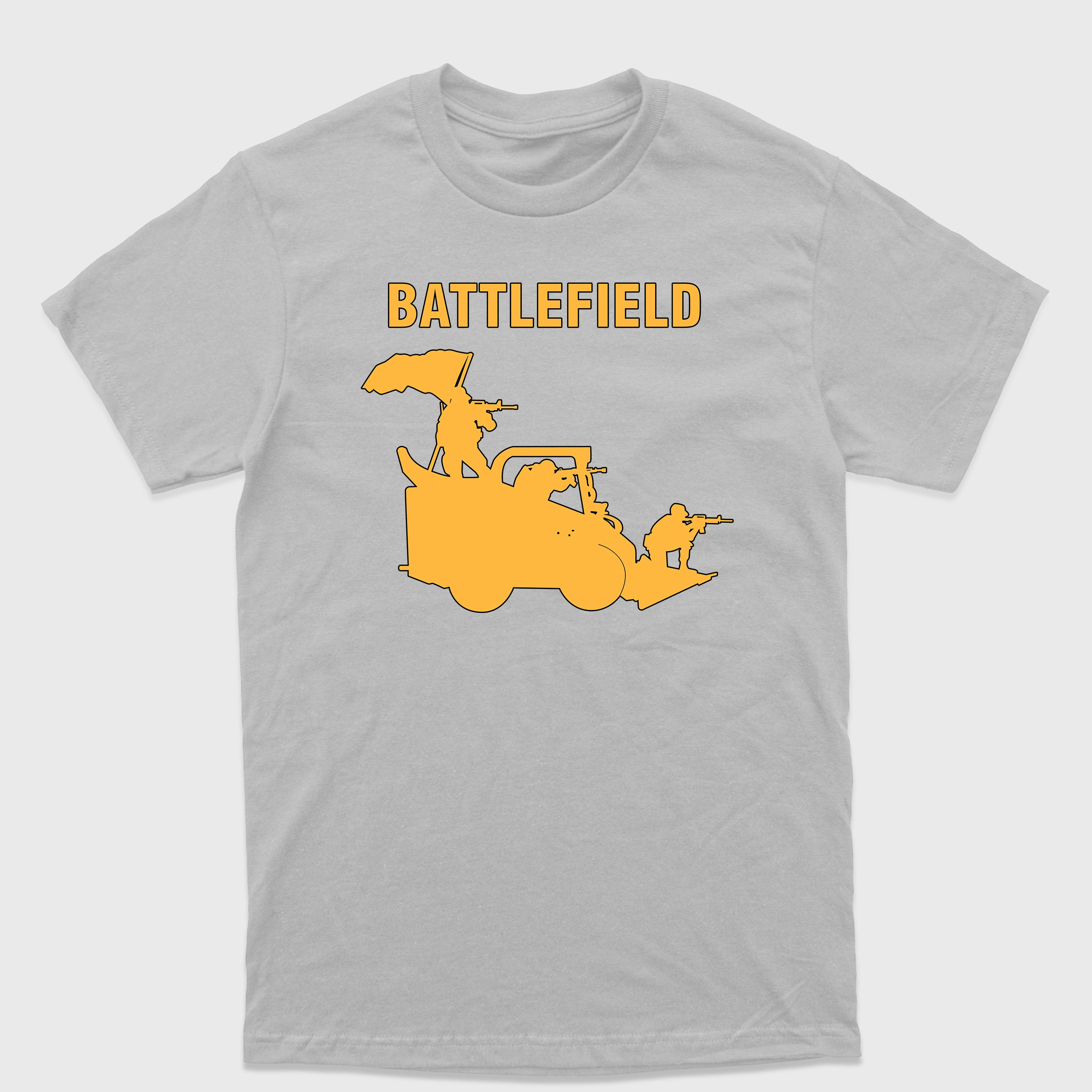 Camiseta Básica Battlefield War Car