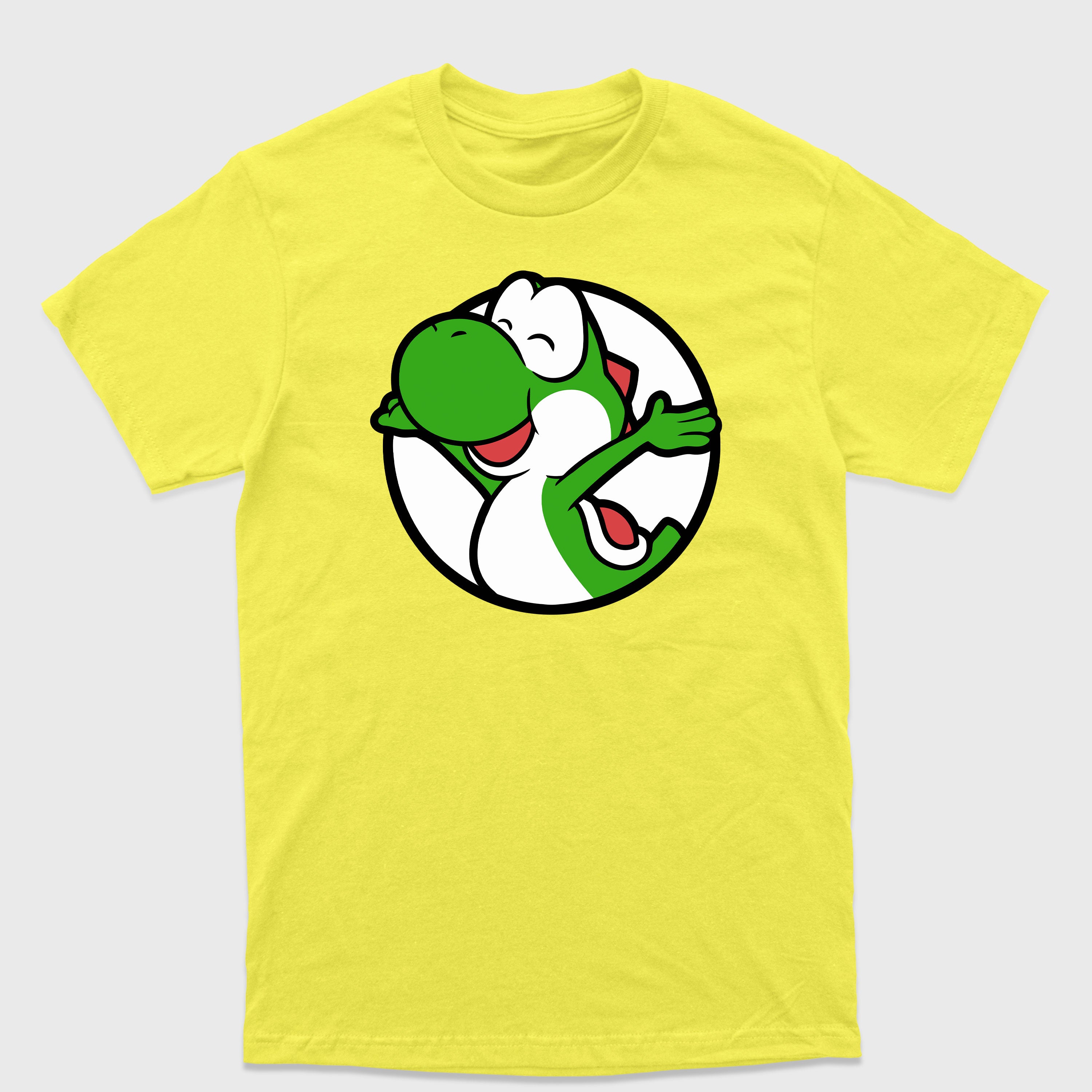 Camiseta Básica Retrato Yoshi Alegre