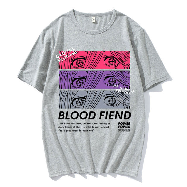 Camiseta Básica Power Blood Fiend Chainsaw Man
