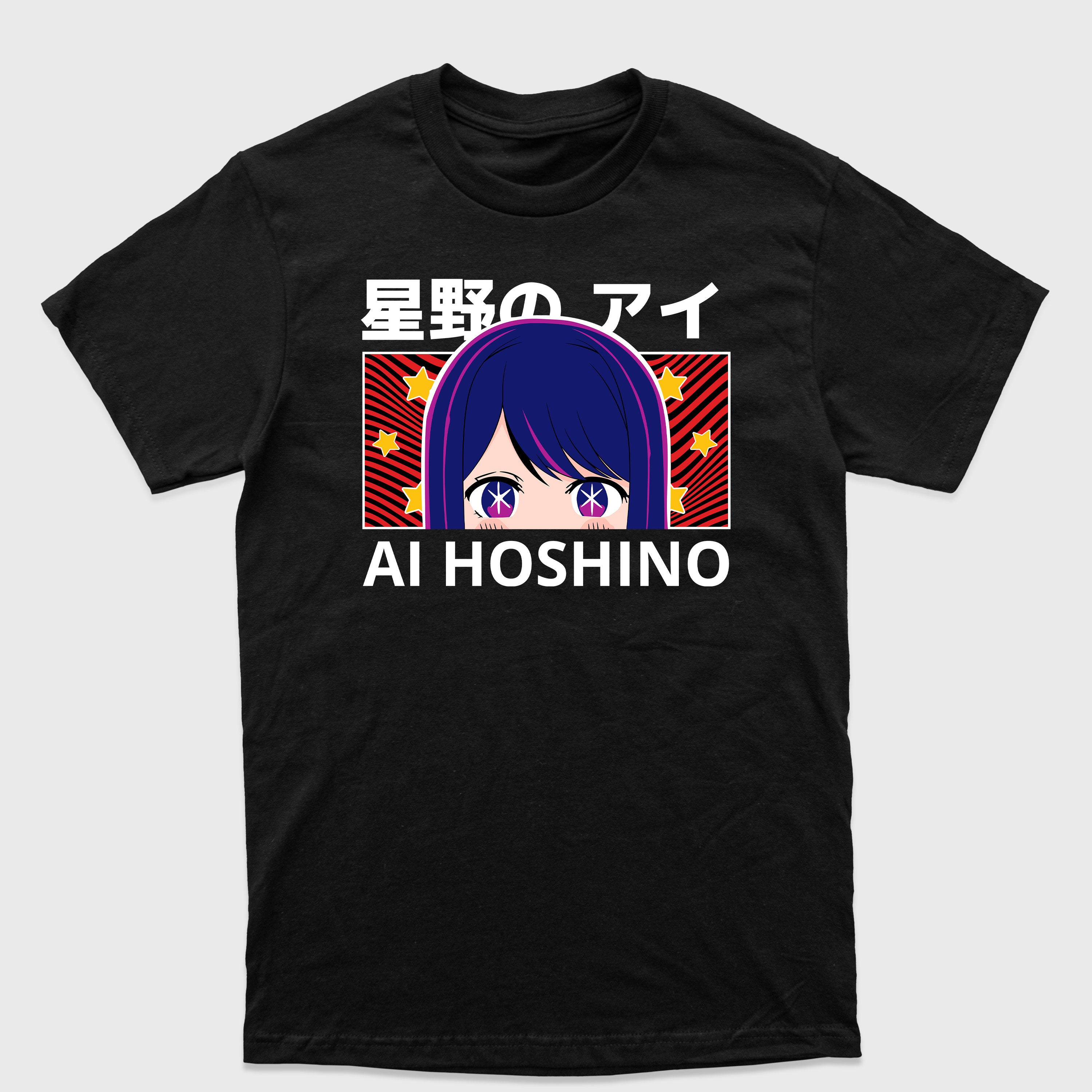 Camiseta Básica Hoshino Ai Cute Chibi Face