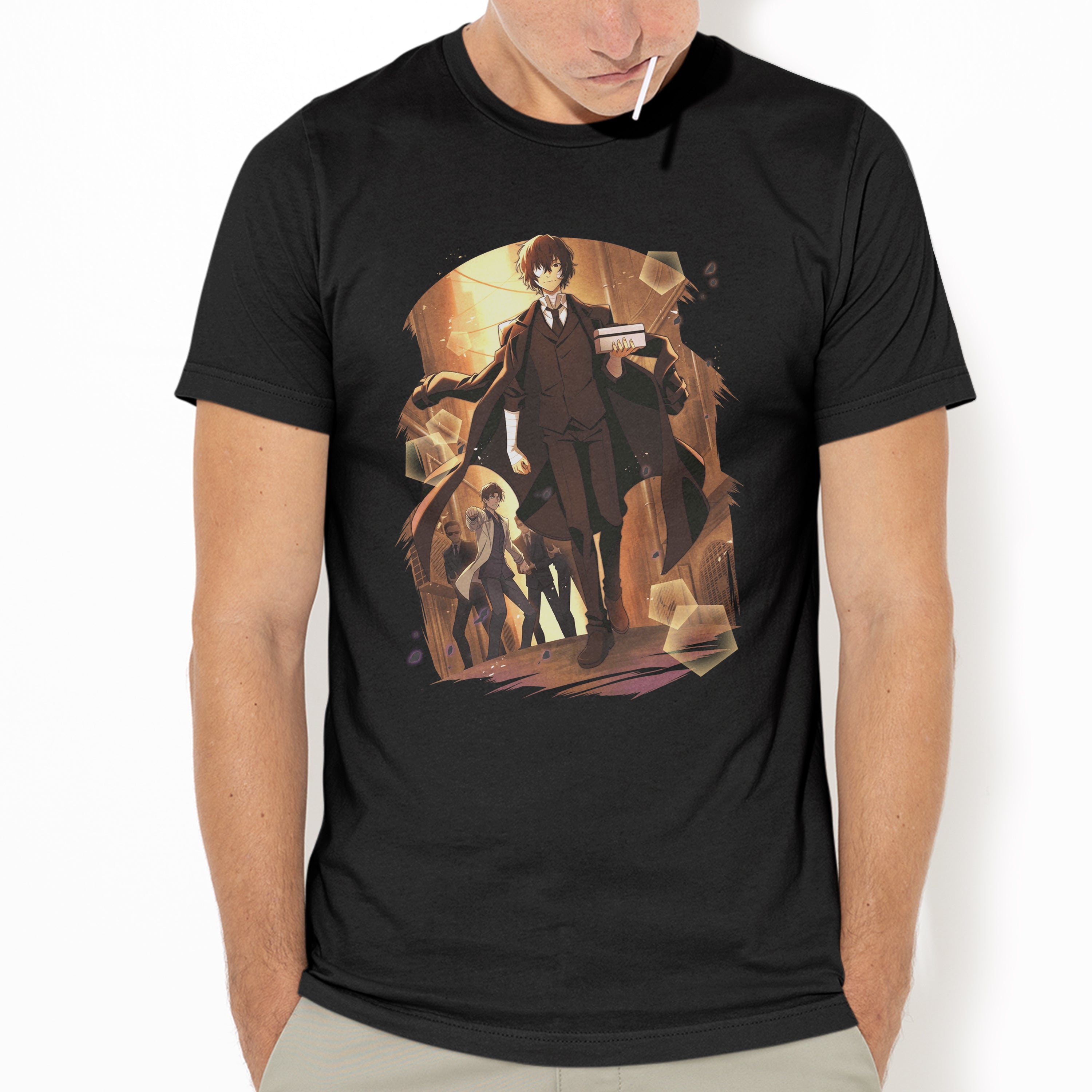 Camiseta Básica Osamu Dazai Bungou Stray Dogs