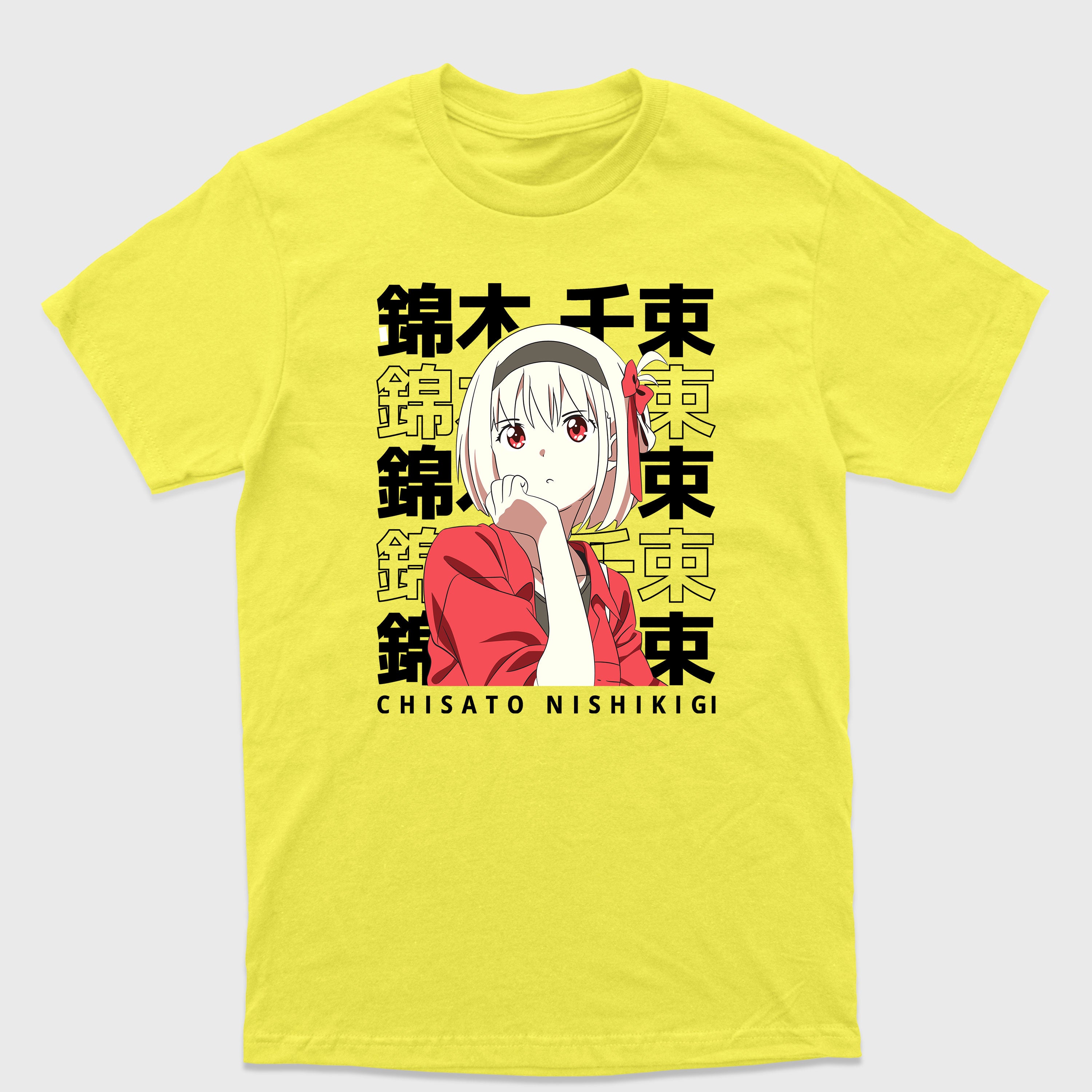 Camiseta Básica Lycoris Recoil Chisato Nishikigi