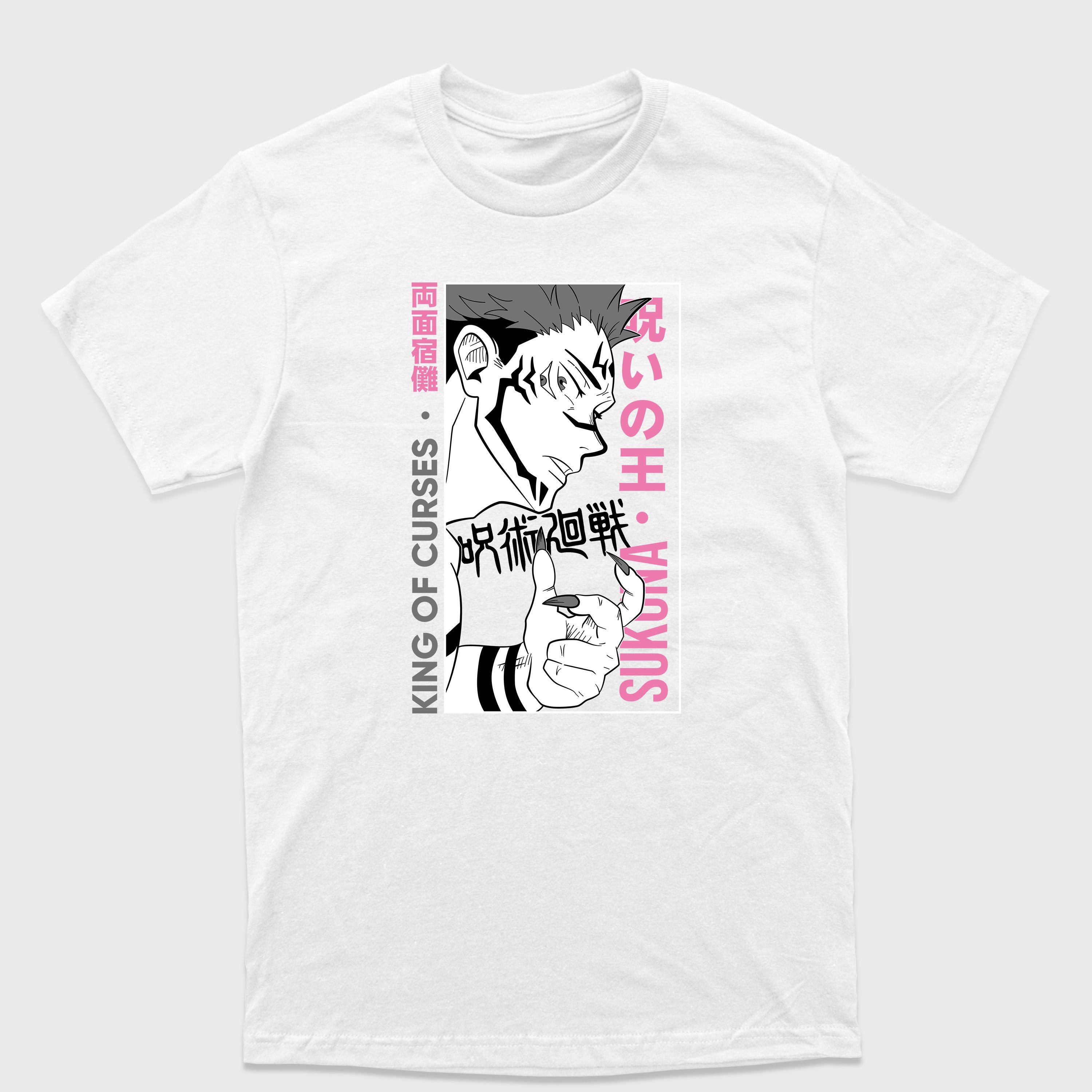 Camiseta Básica King of Curse Sukuna Jujutsu Kaisen