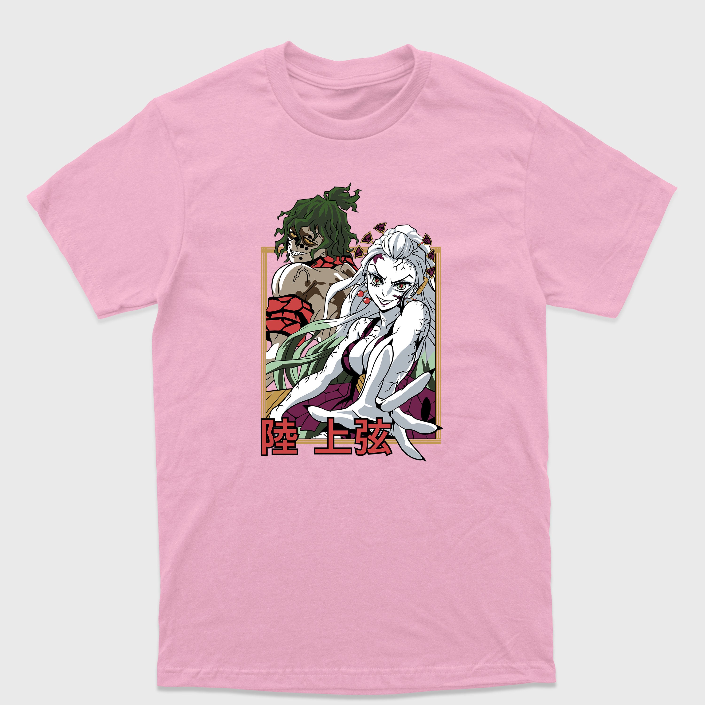 Camiseta Básica Daki e Gyutaro Demon Slayer