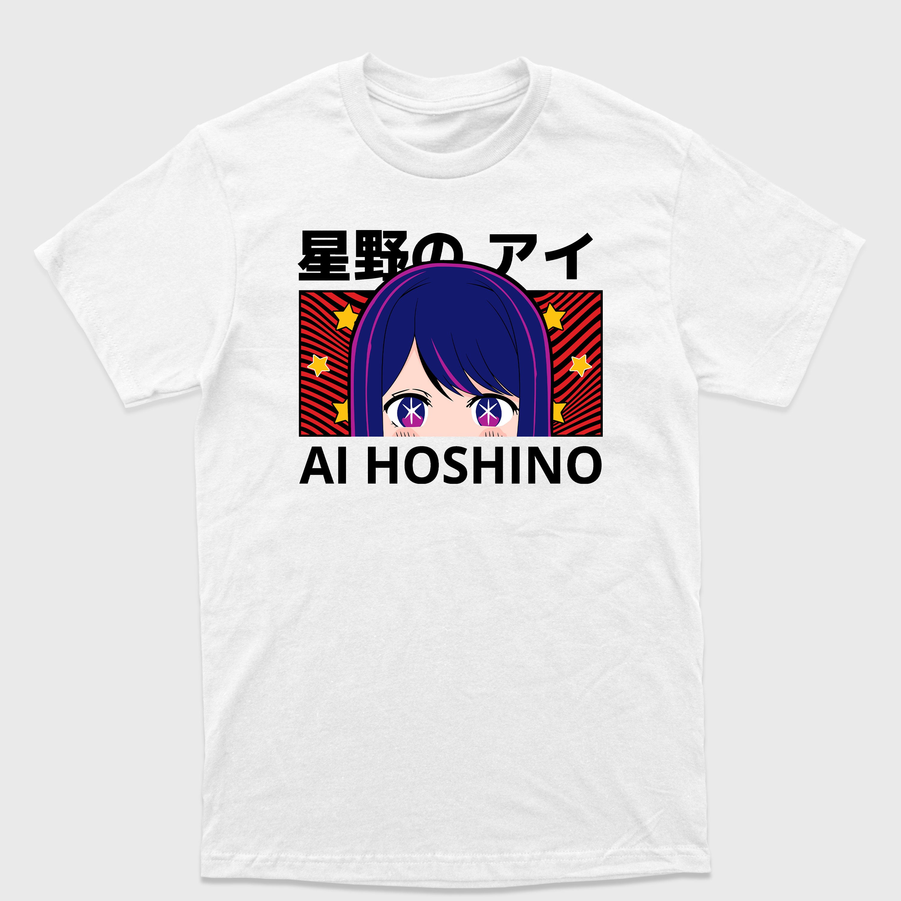 Camiseta Básica Hoshino Ai Cute Chibi Face
