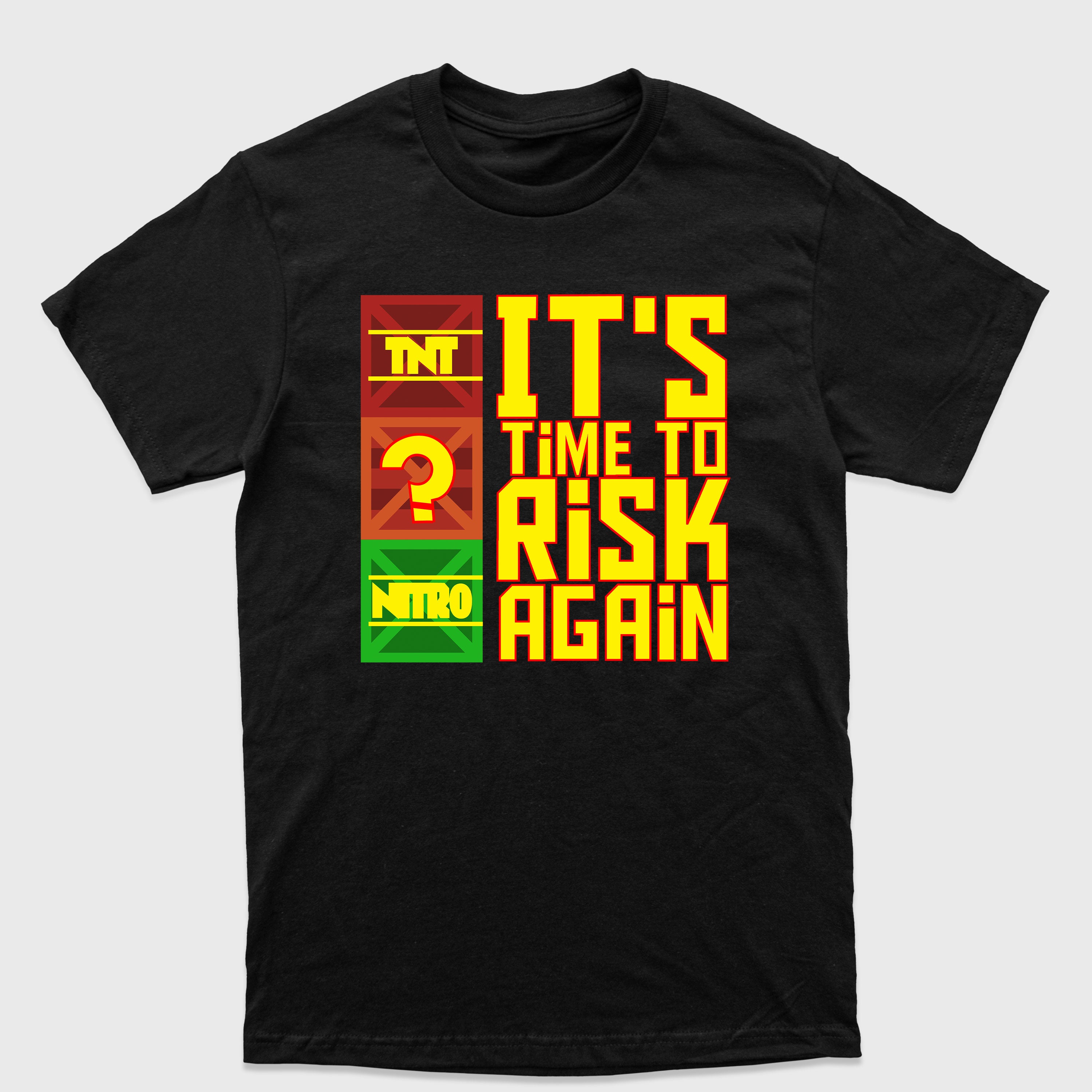 Camiseta Básica It's Time to Risk Again Crash