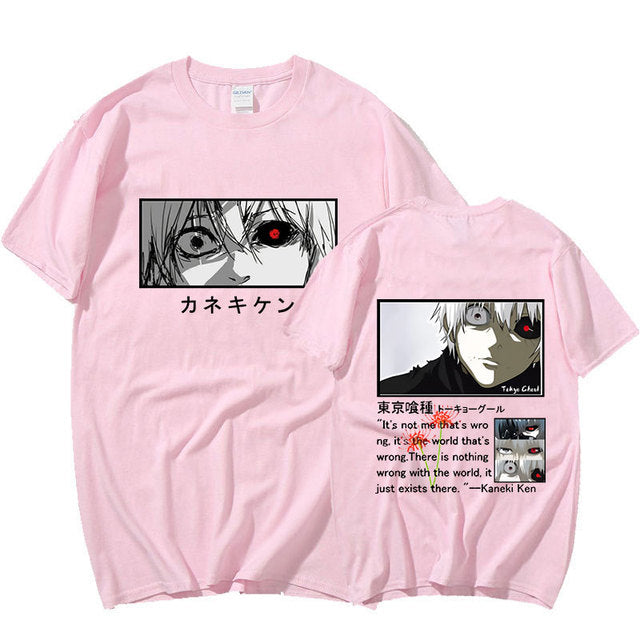 Camiseta Básica Kaneki Ken Tokyo Ghoul
