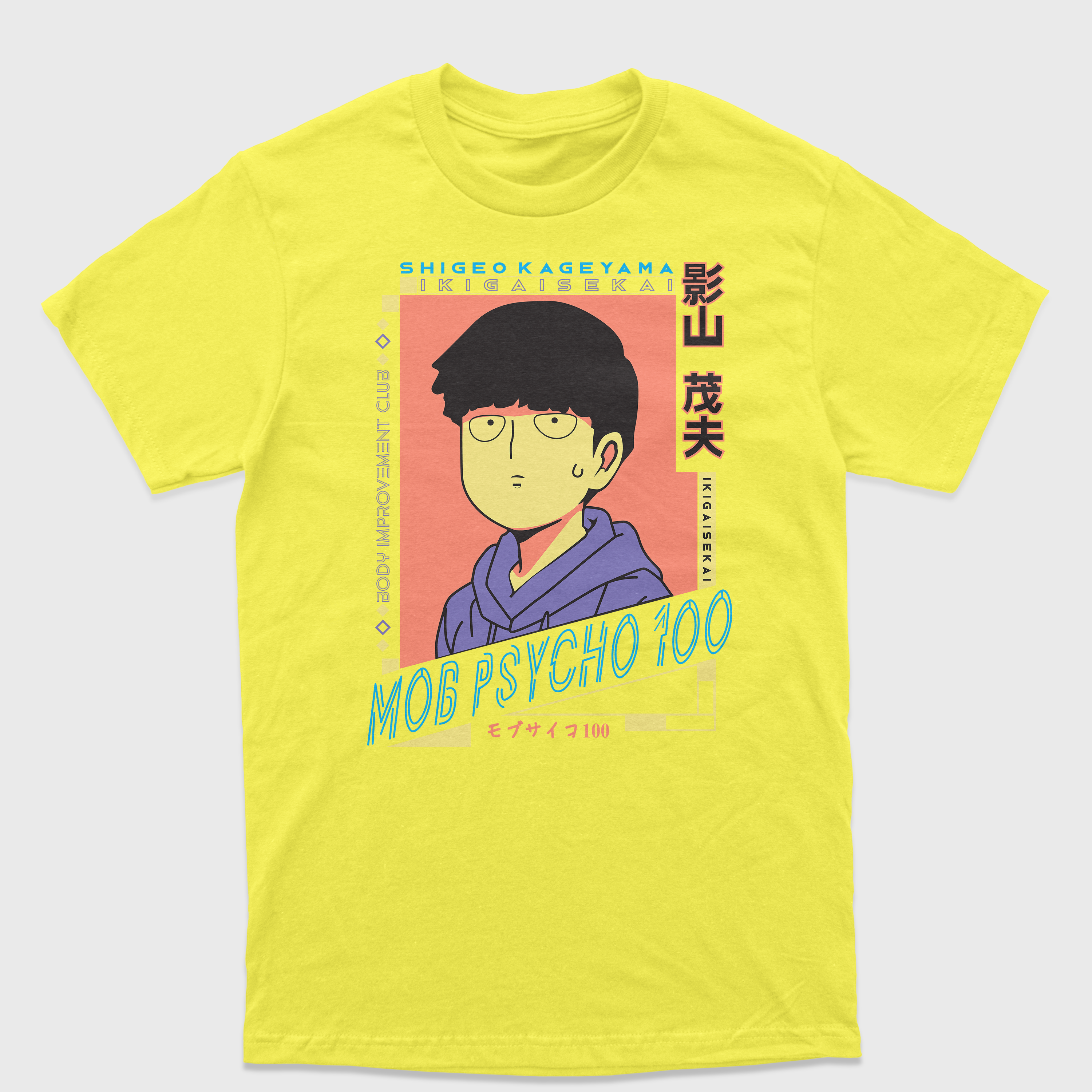 Camiseta Anime Mob Psycho 100 Body Improvement Club
