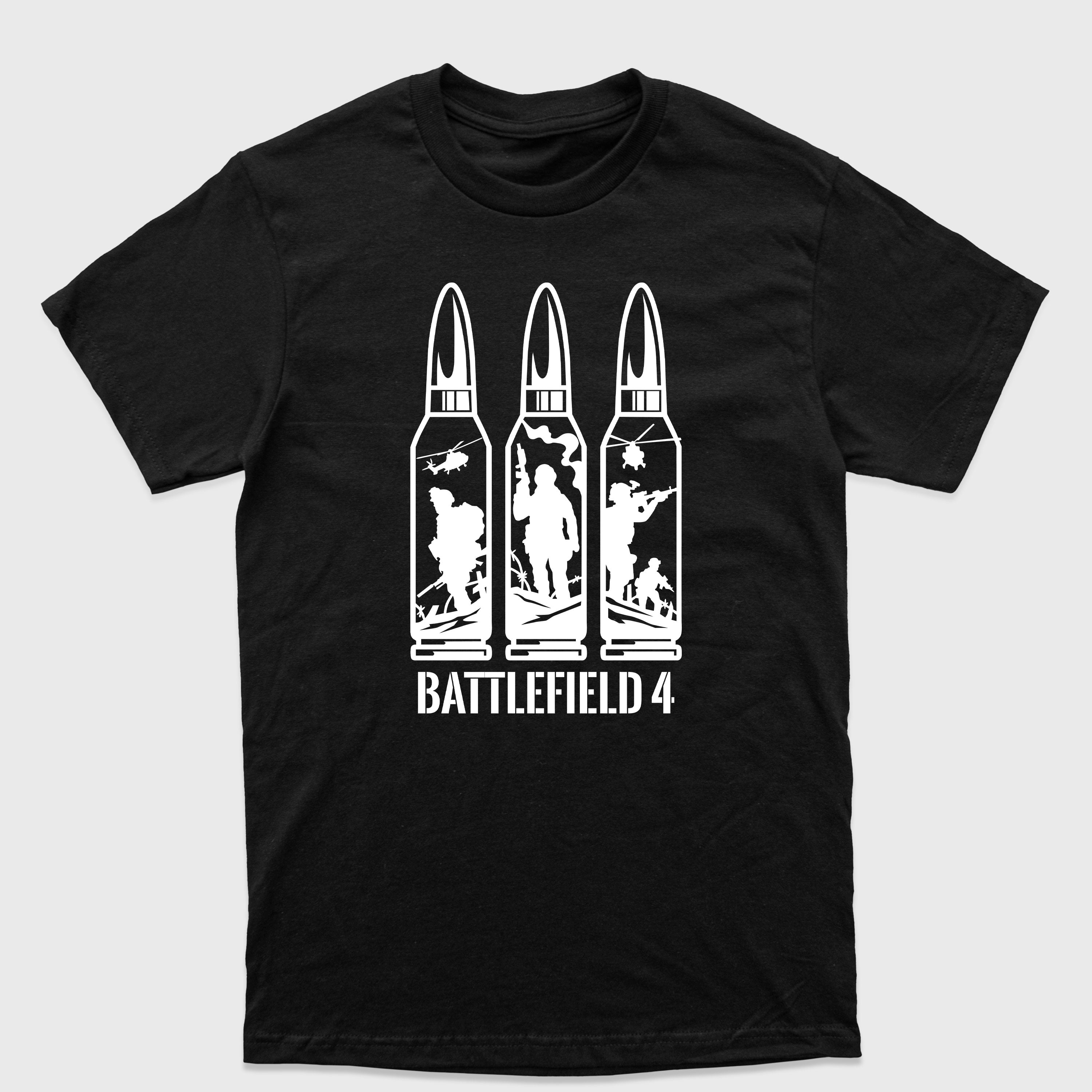 Camiseta Básica Battlefield 4 Ammunition