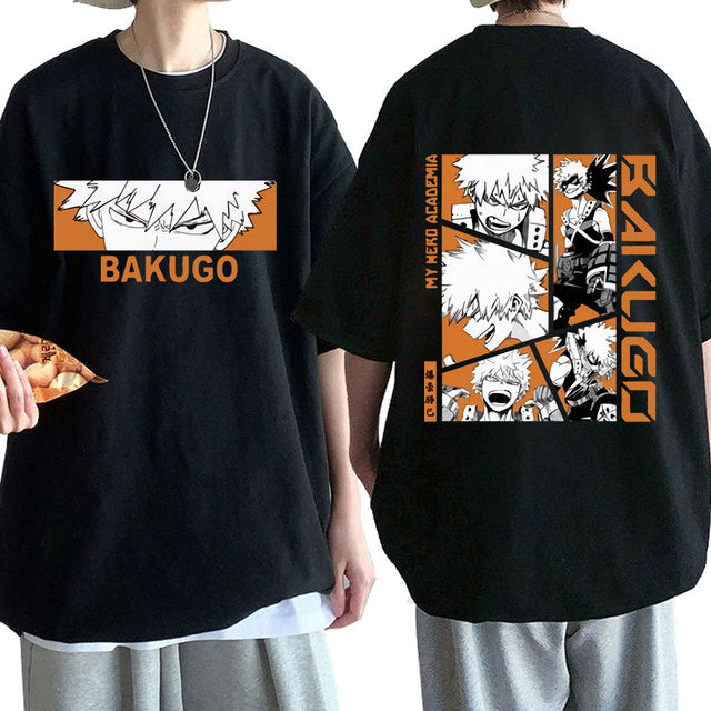 Camiseta Básica Katsuki Bakugo MHA