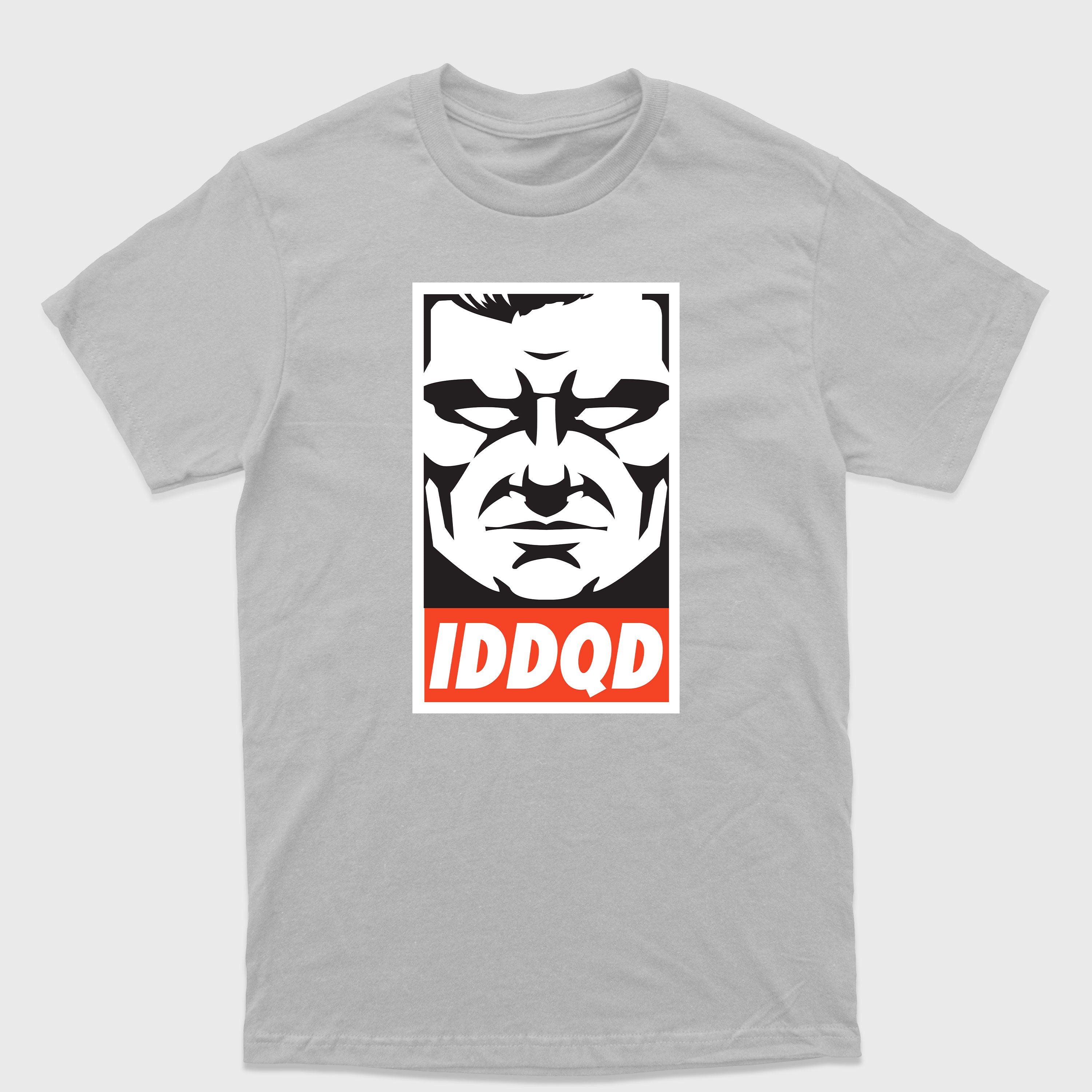Camiseta Básica Doom Iddqd Face