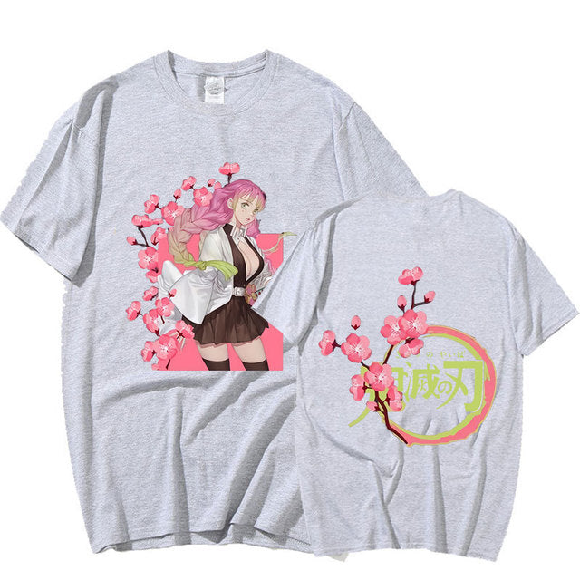 Camiseta Básica Mitsuri Cute Demon Slayer