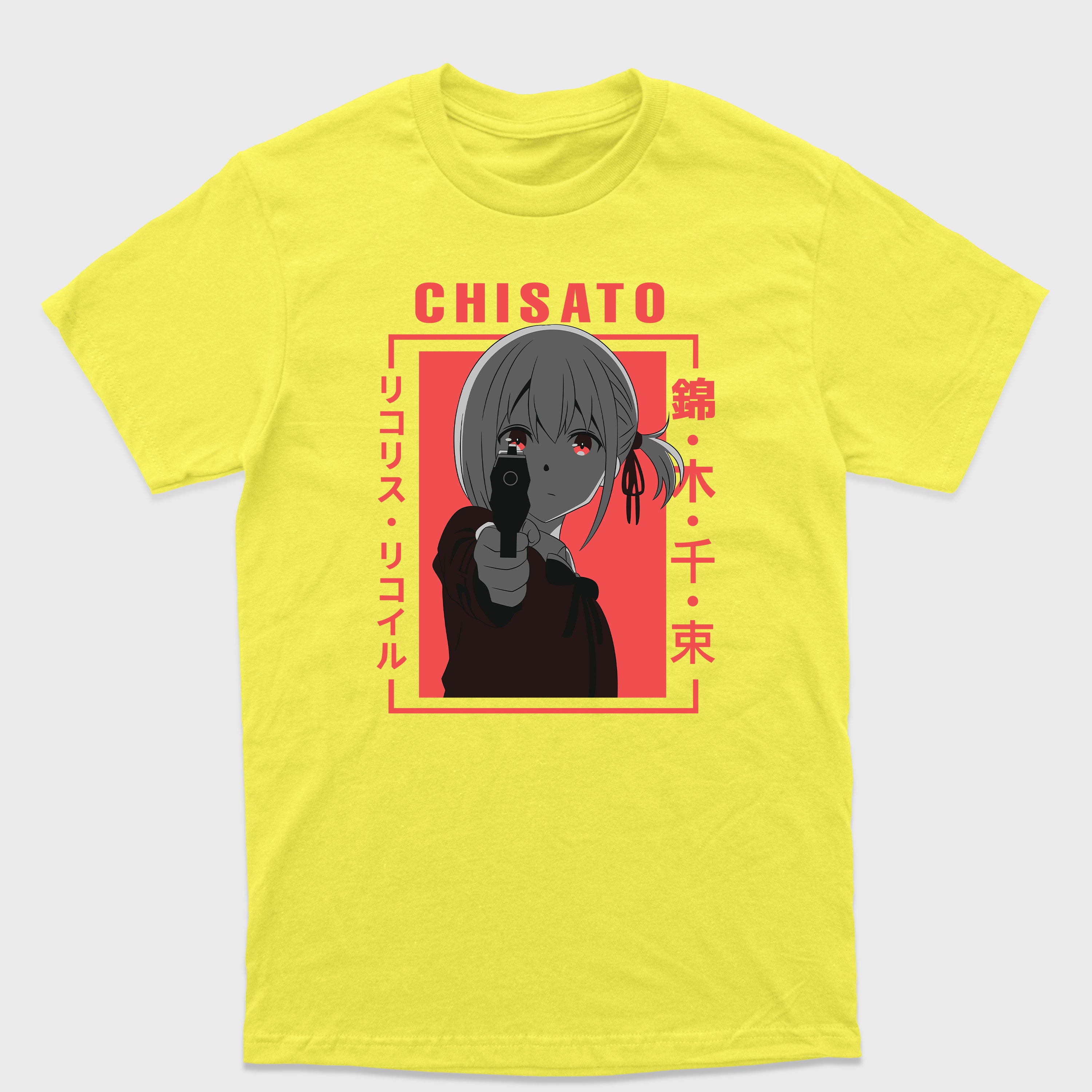 Camiseta Básica Chisato Nishikigi Lycoris Recoil
