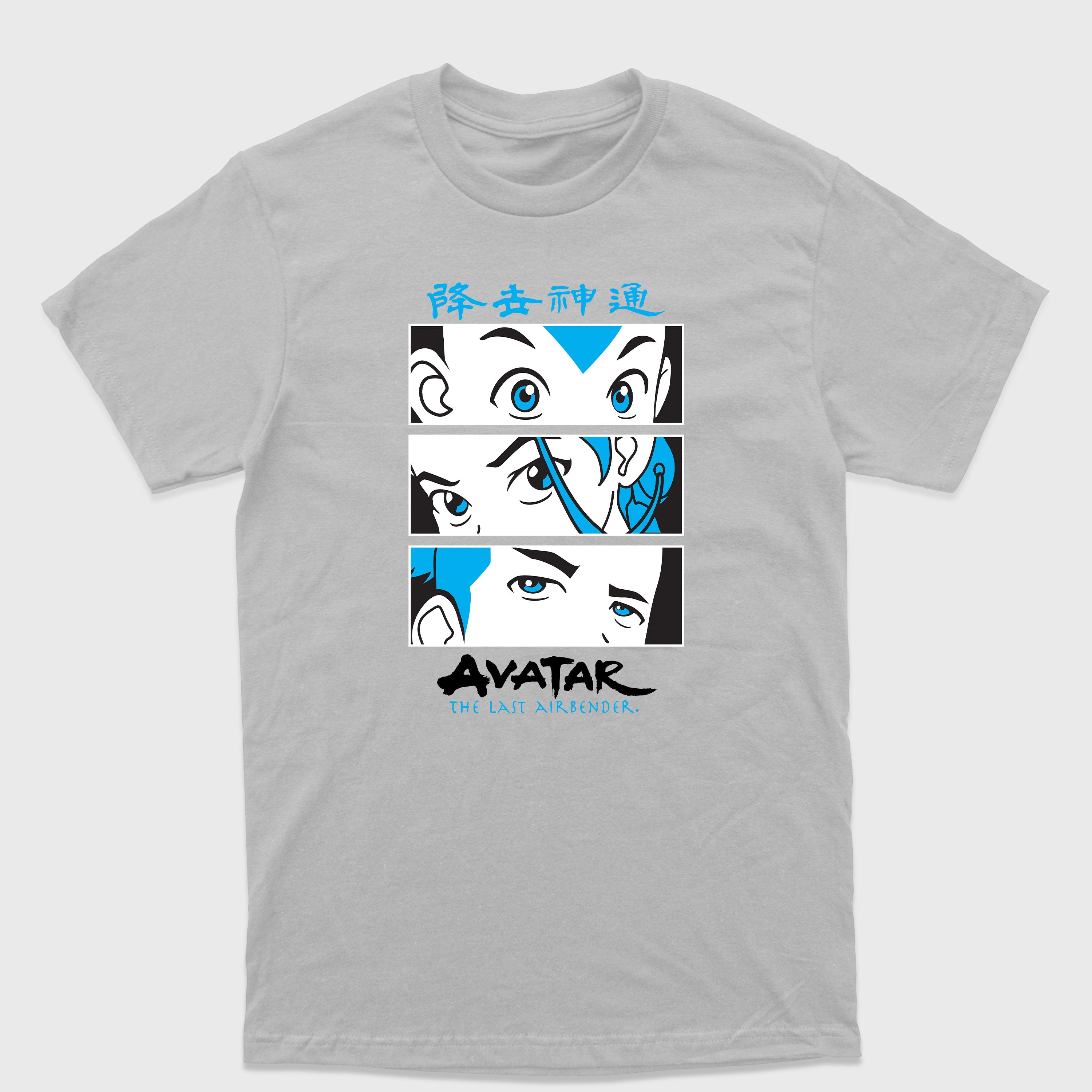 Camiseta Básica Katara Aang e Sokka Eyes