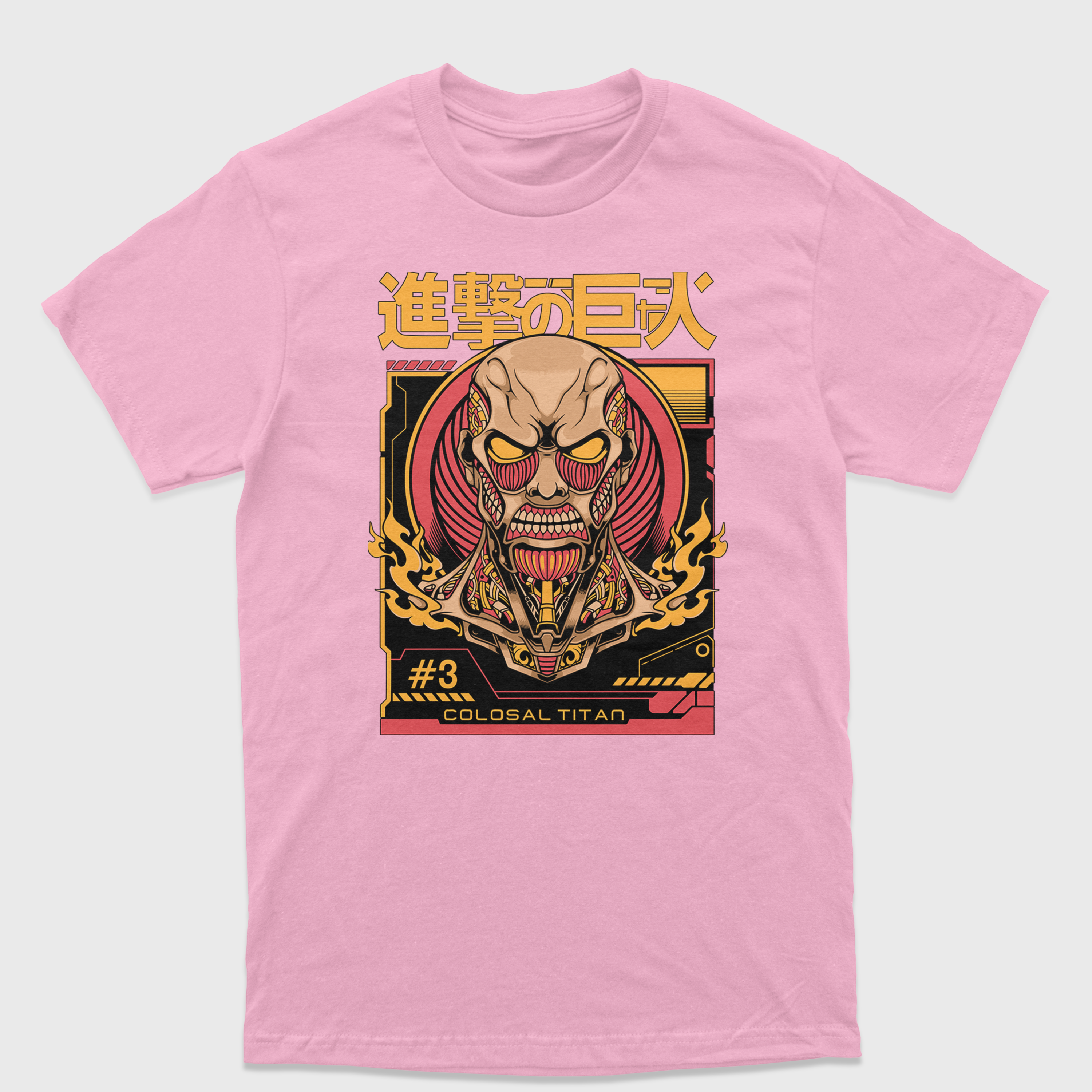 Camiseta Attack On Tiran Colosal Titan