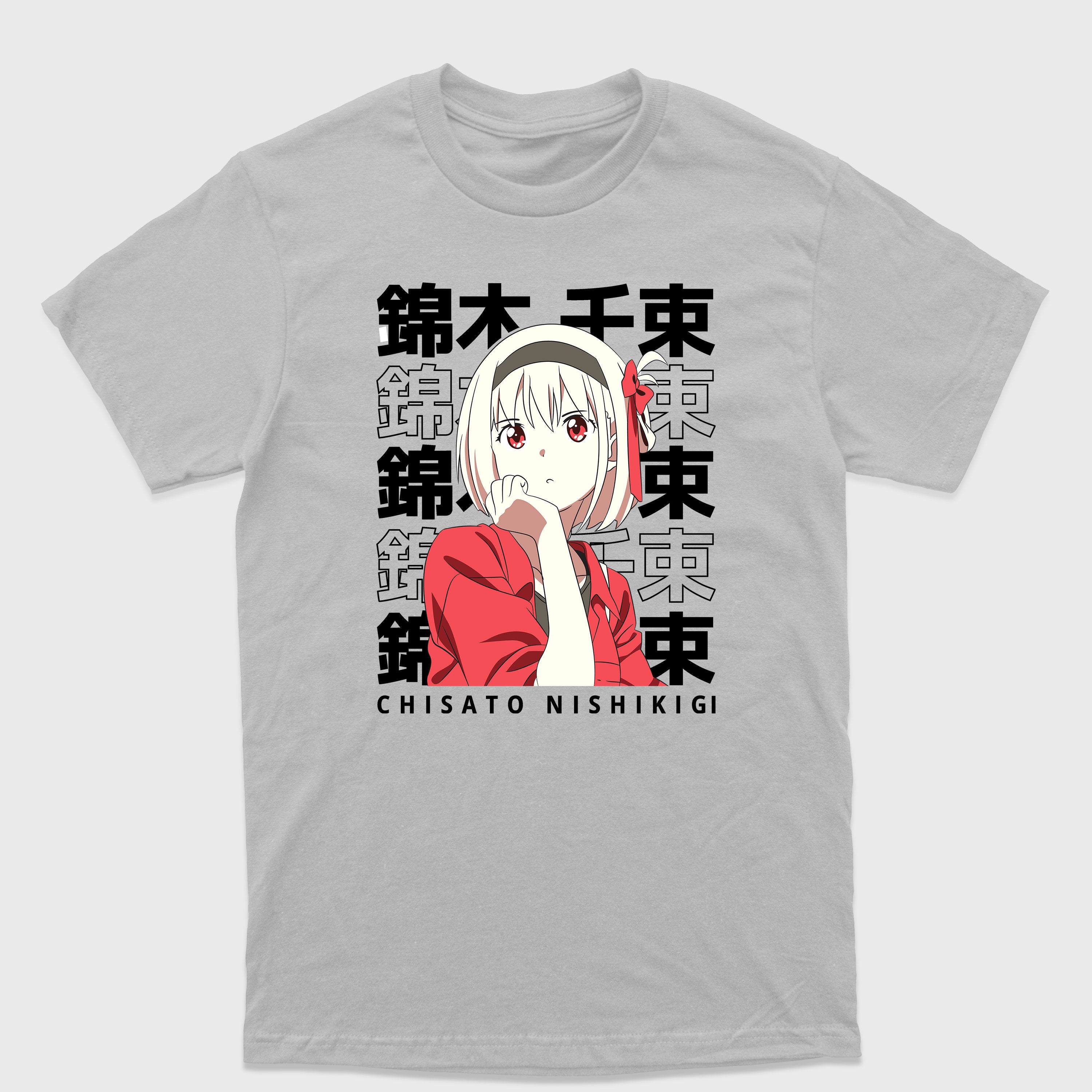 Camiseta Básica Lycoris Recoil Chisato Nishikigi