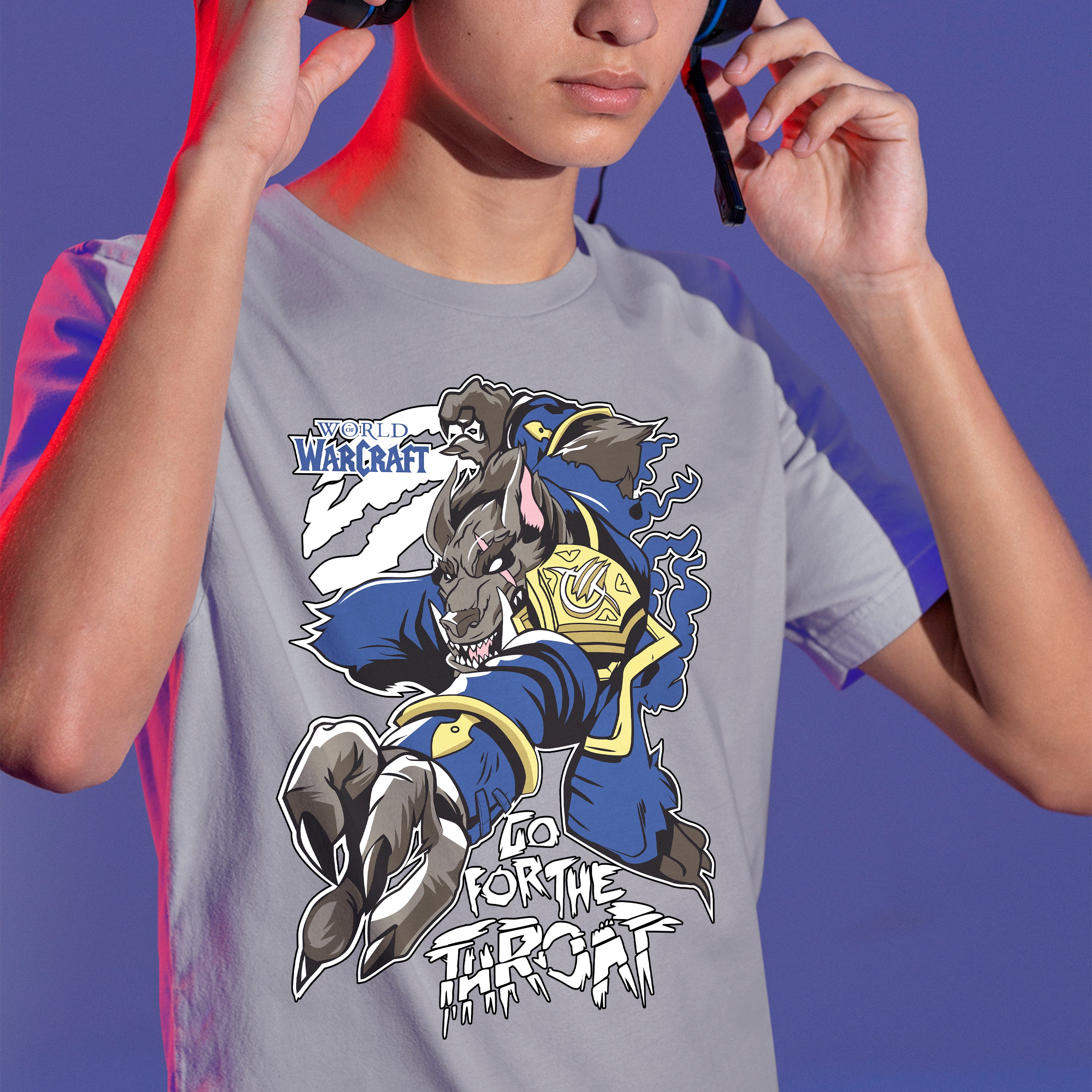 Camiseta Básica Worgen Rogue World of Warcraft