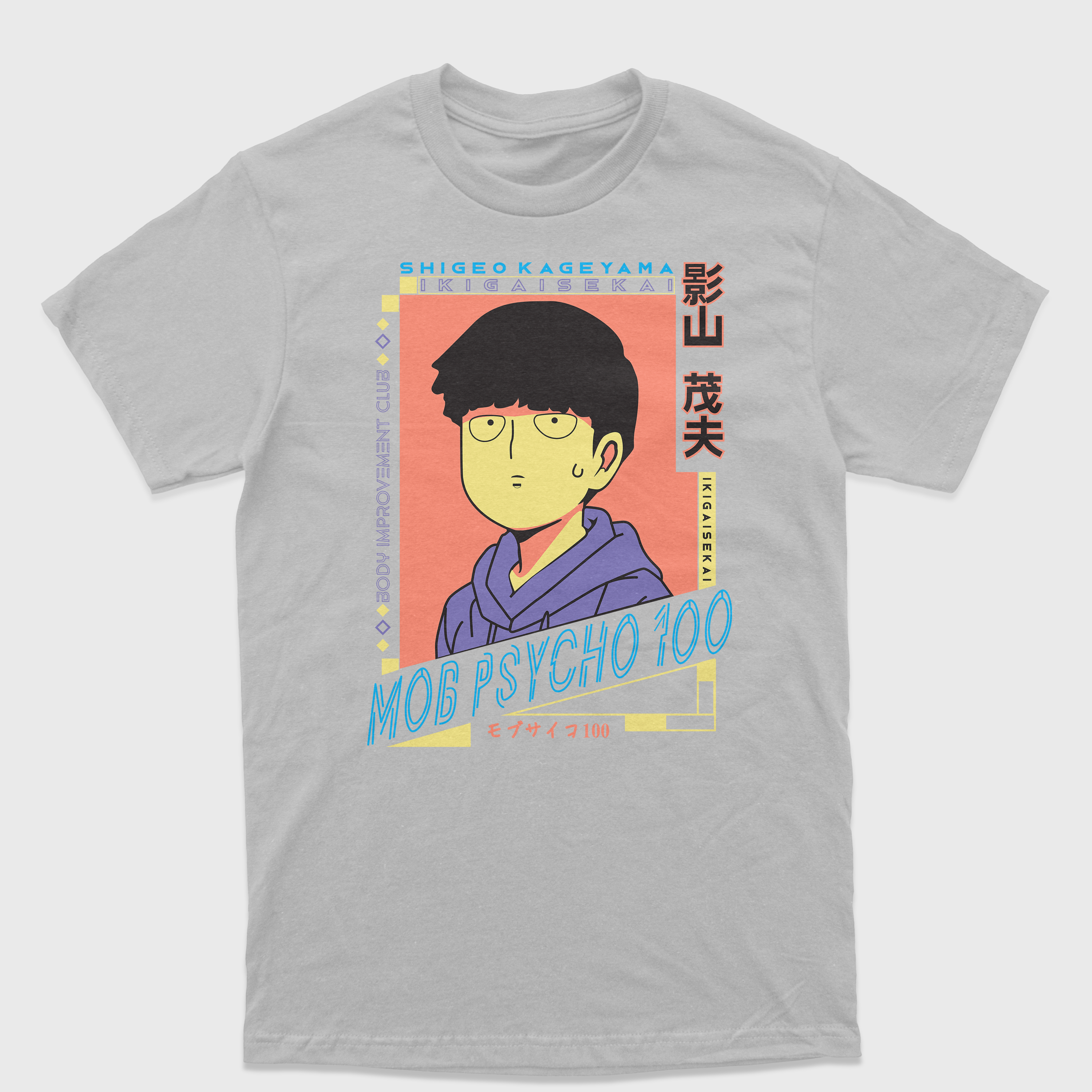 Camiseta Anime Mob Psycho 100 Body Improvement Club