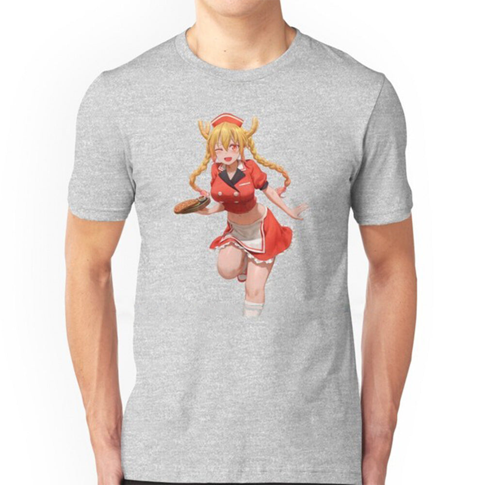 Camiseta Básica Cute Tohru Kobayashi San