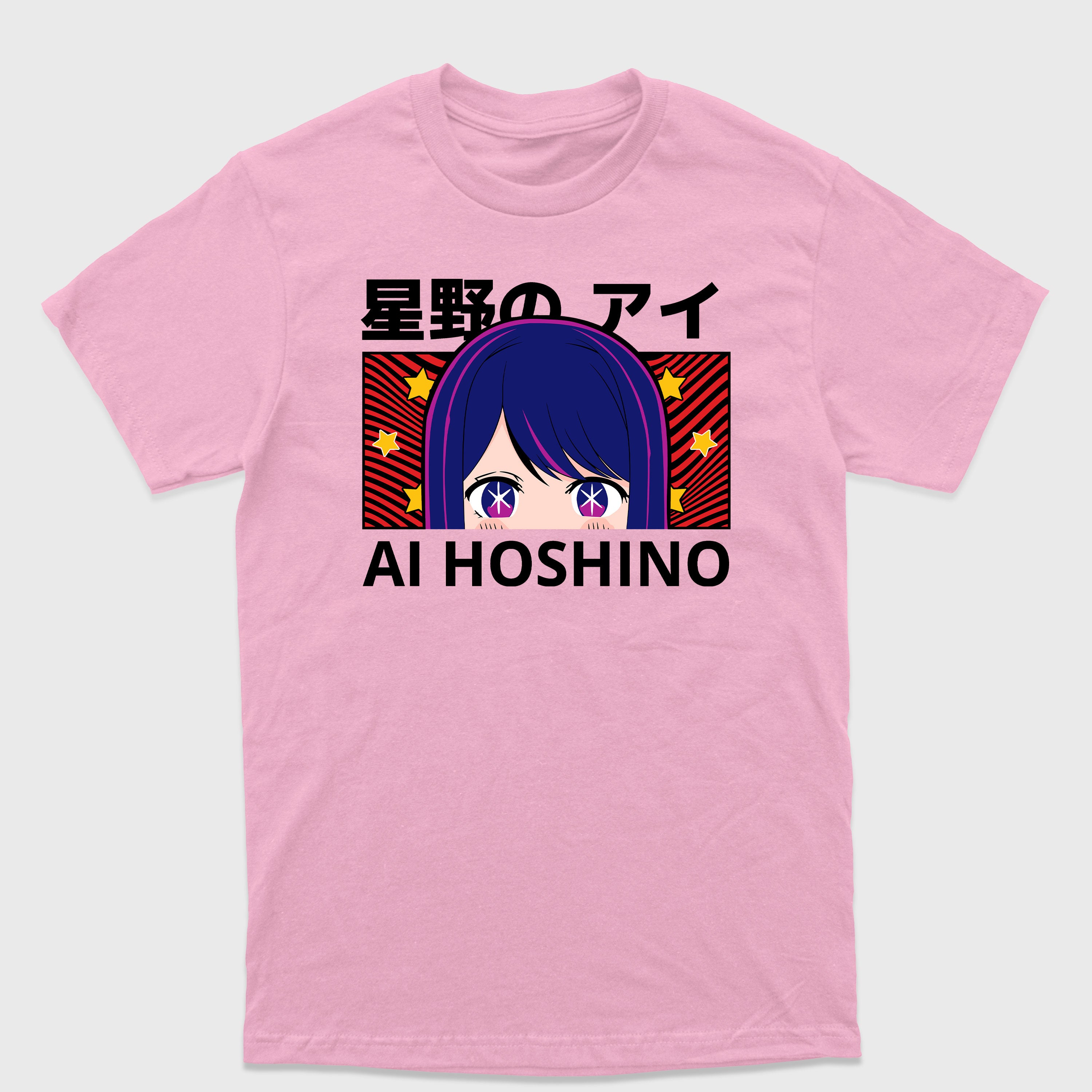 Camiseta Básica Hoshino Ai Cute Chibi Face