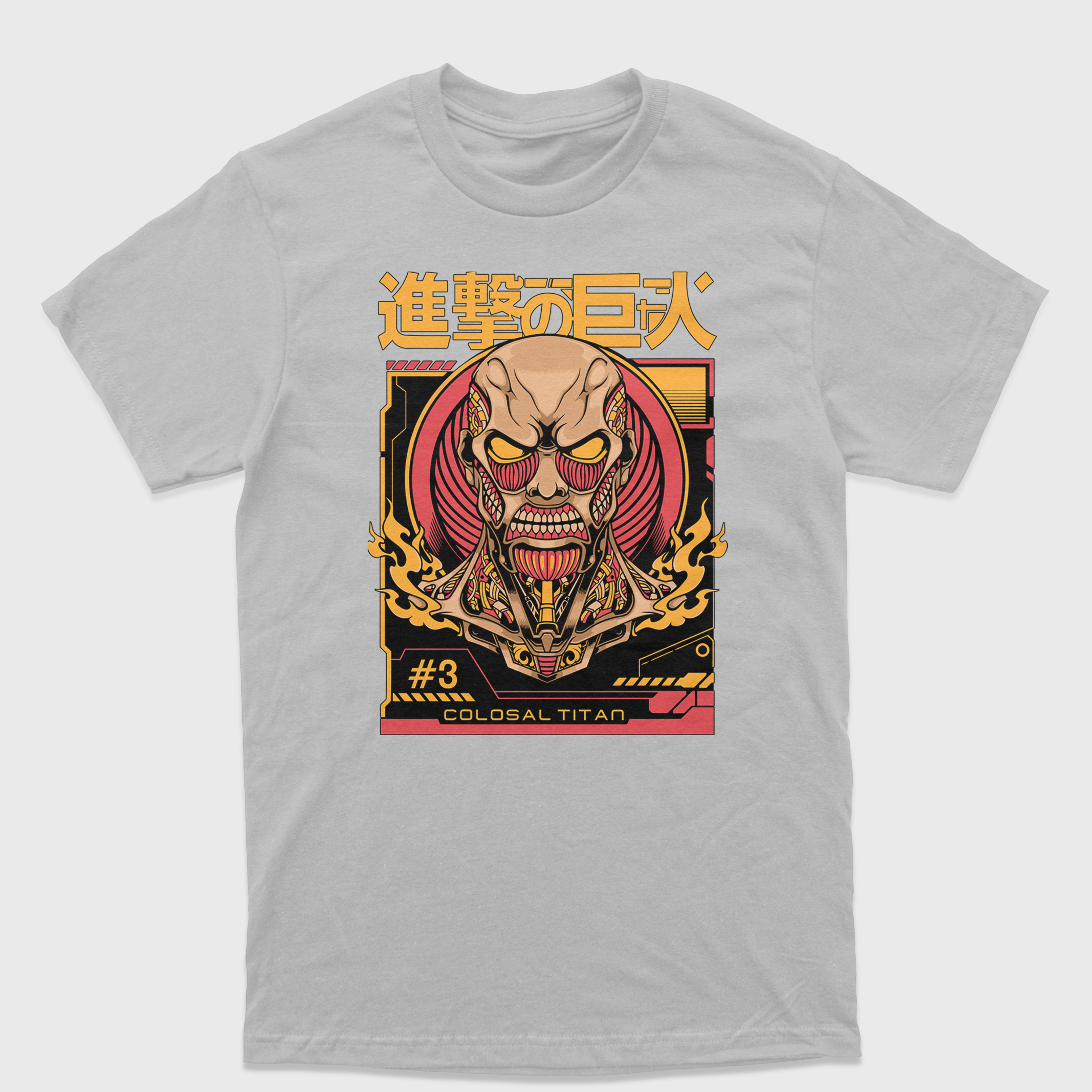 Camiseta Attack On Tiran Colosal Titan