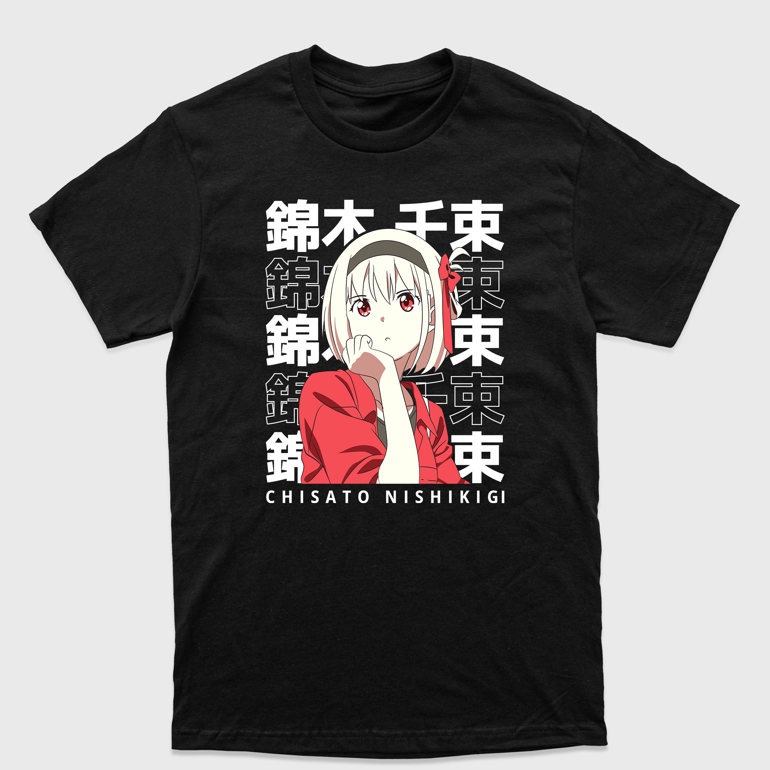 Camiseta Básica Lycoris Recoil Chisato Nishikigi