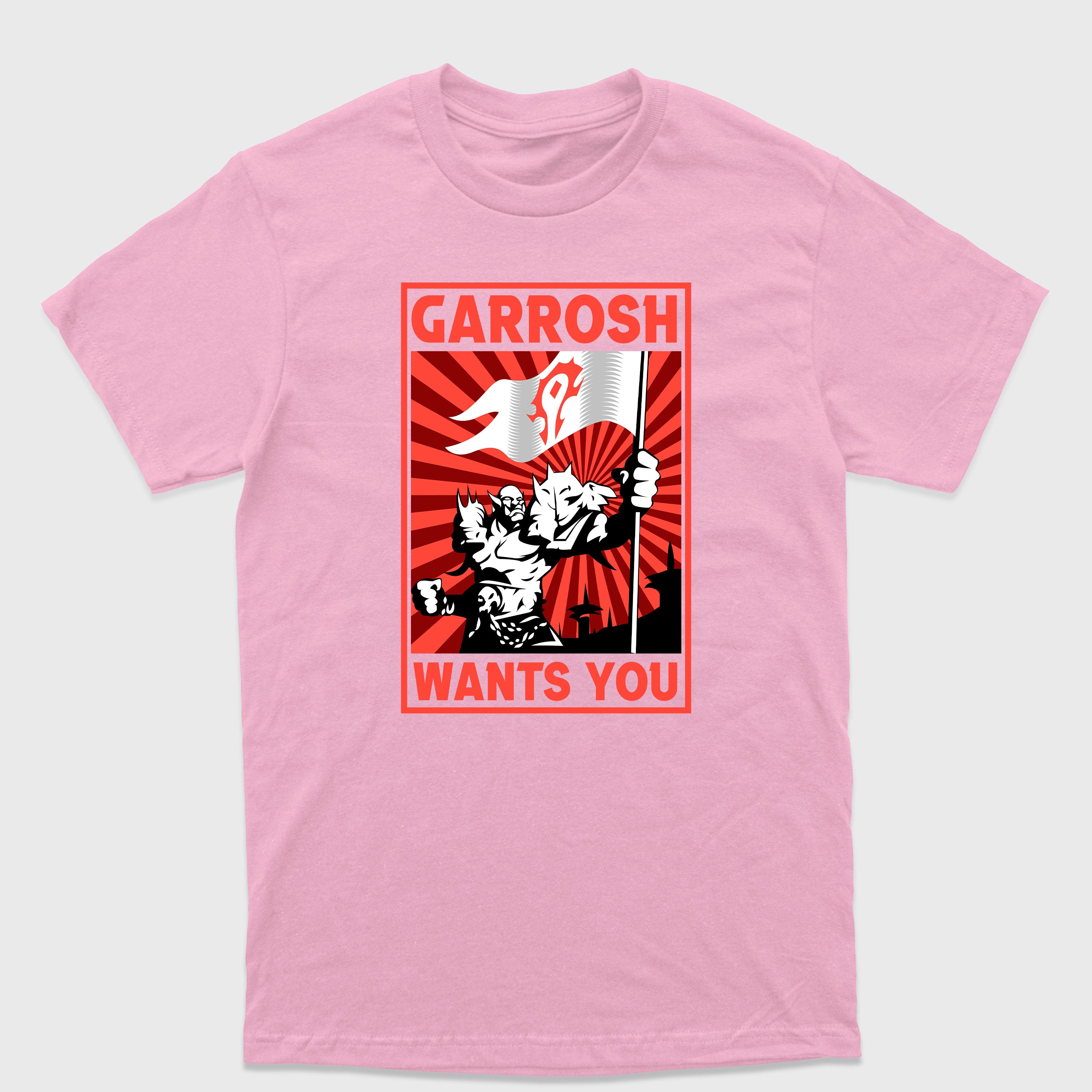 Camiseta Básica Garrosh Wants You WoW
