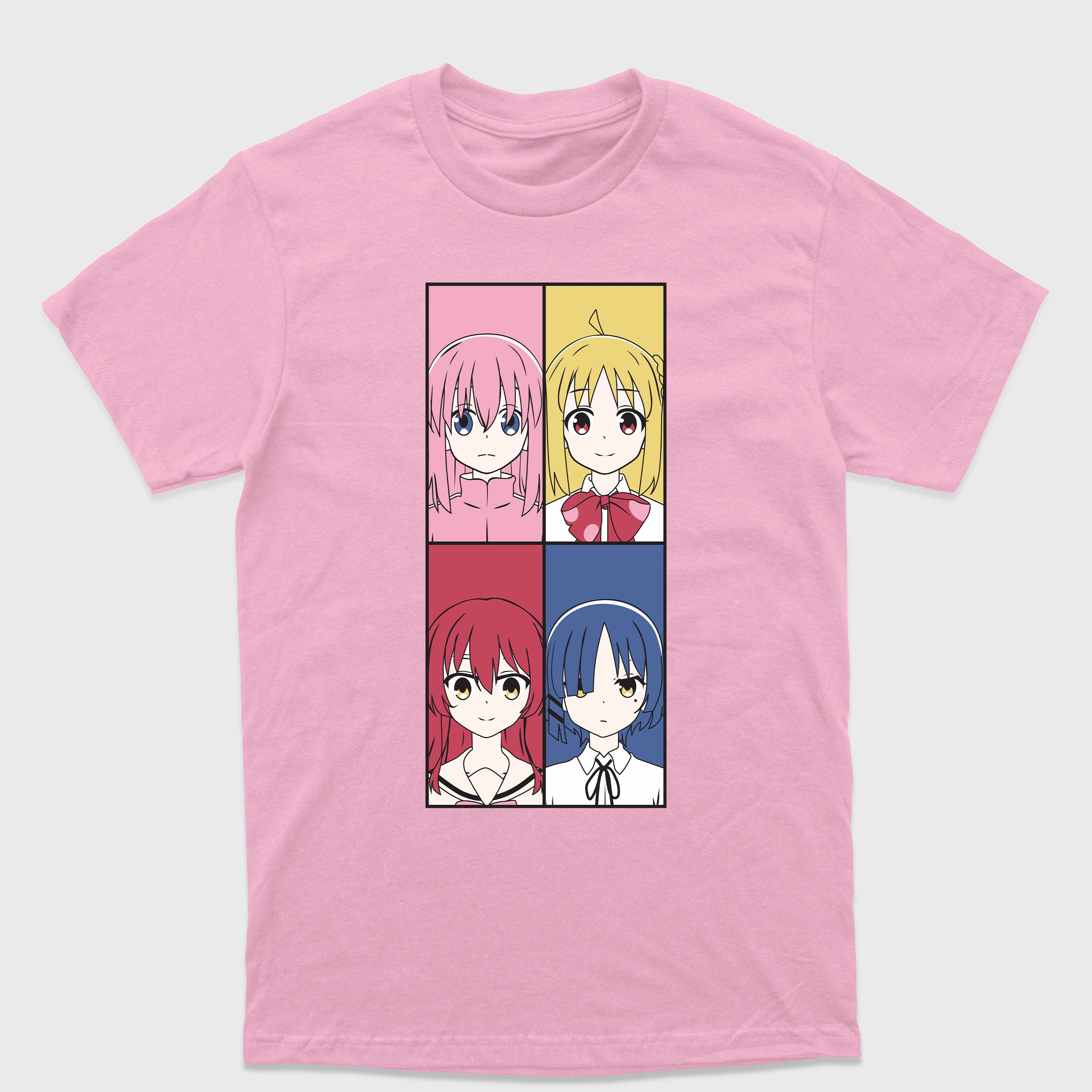 Camiseta Básica Goto Nijika Kita Ryo Bocchi the Rock