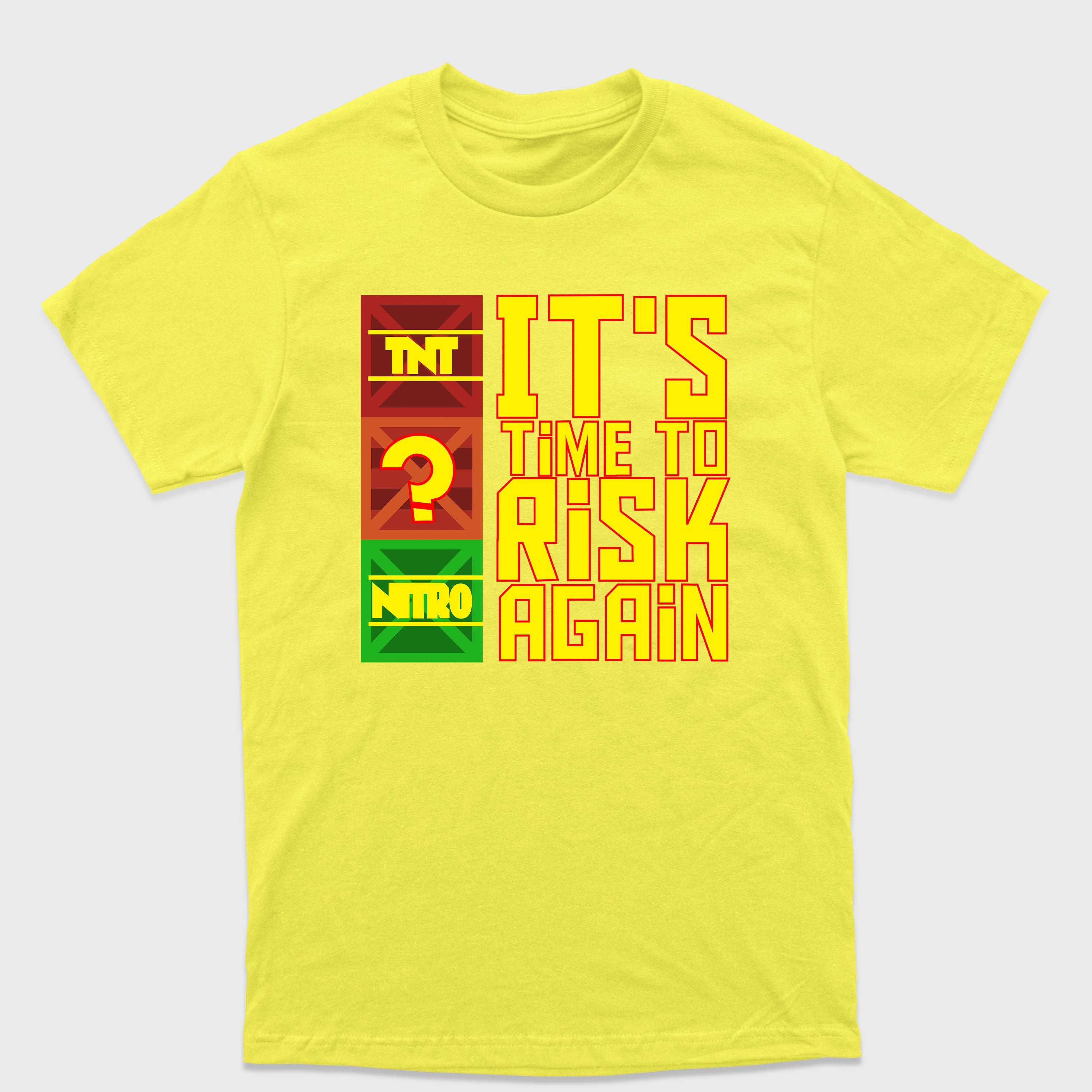 Camiseta Básica It's Time to Risk Again Crash