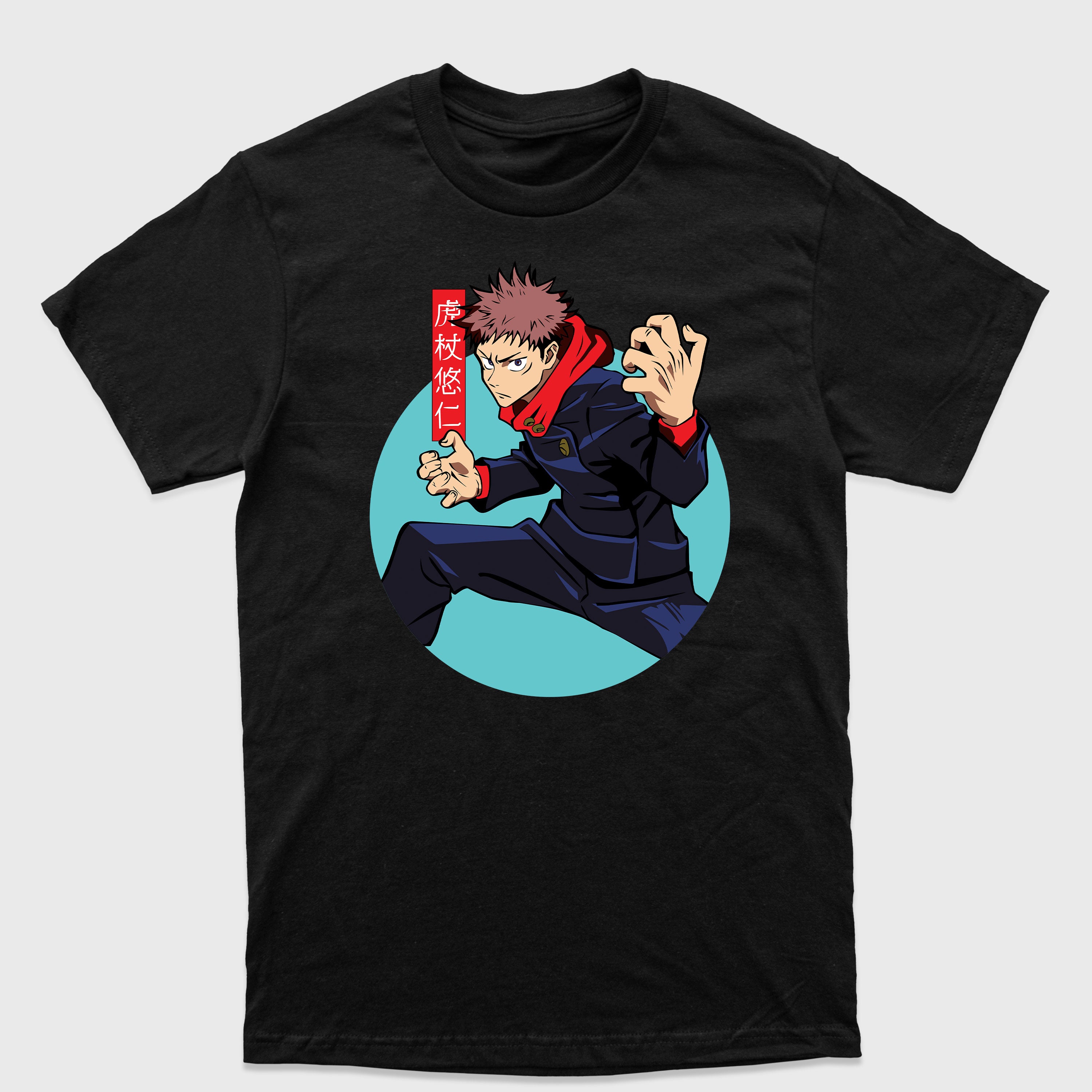 Camiseta Básica Itadori Yuji Jujutsu Kaisen