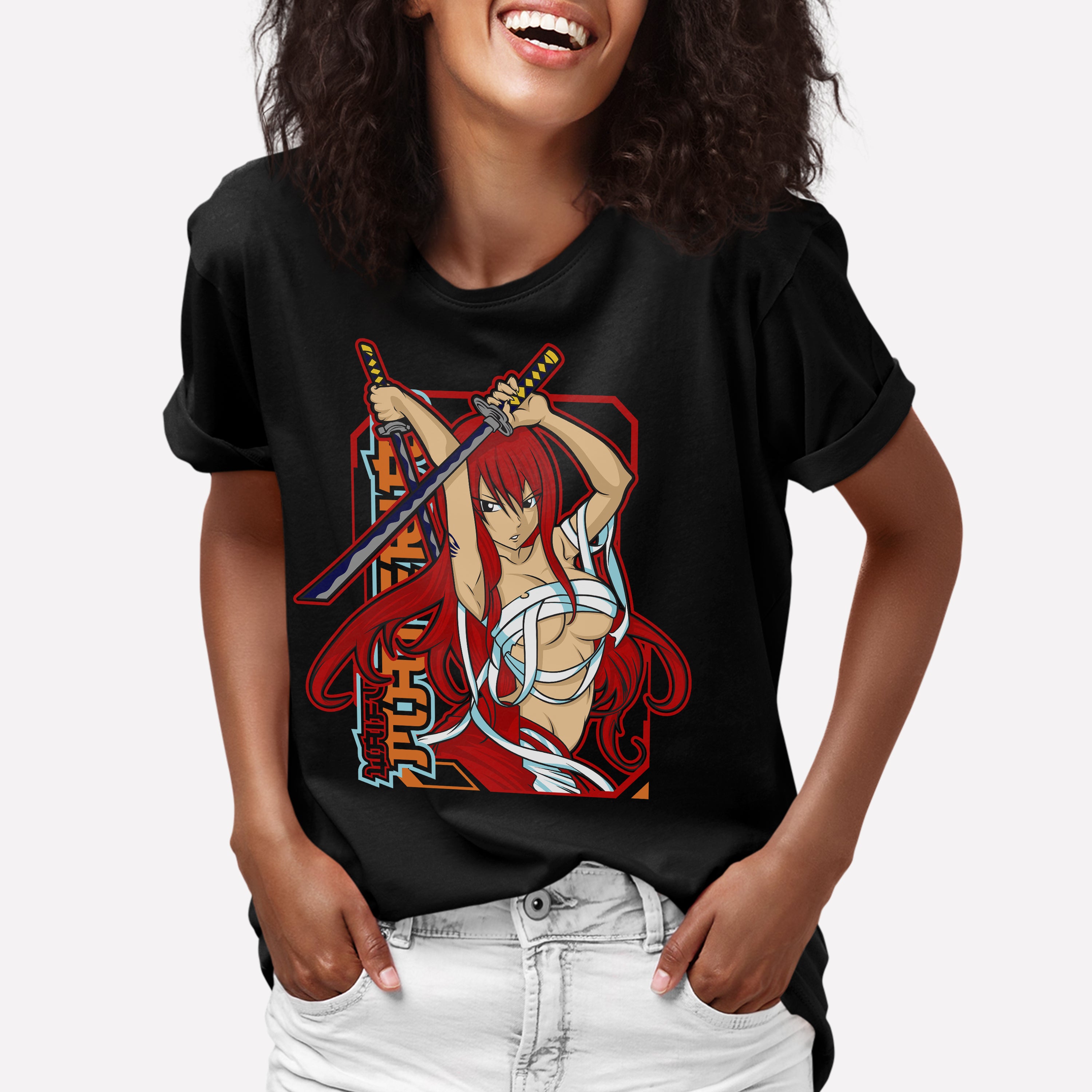 Camiseta Básica Erza Fairy Tail