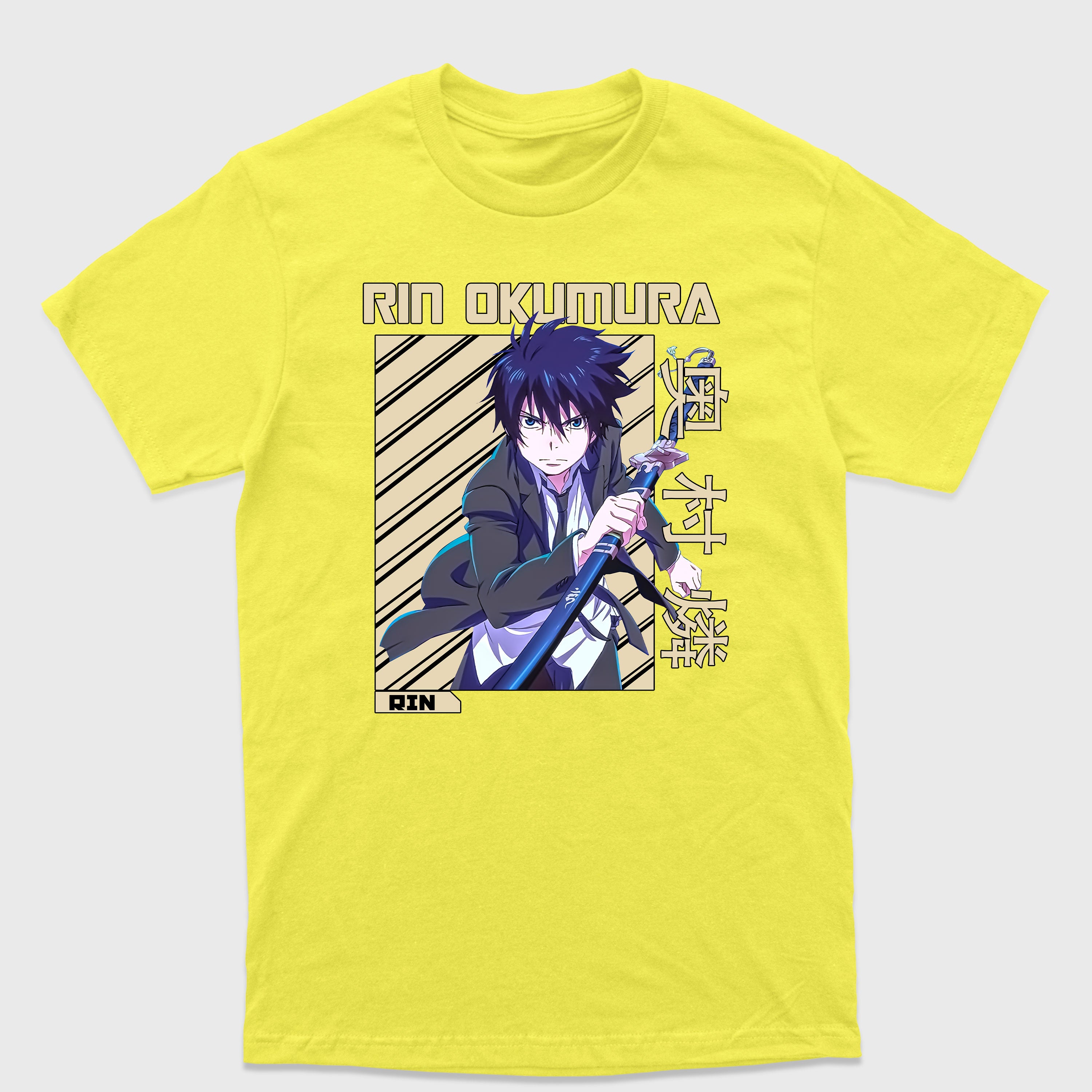 Camiseta Básica Blue Exorcist Rin Okumura